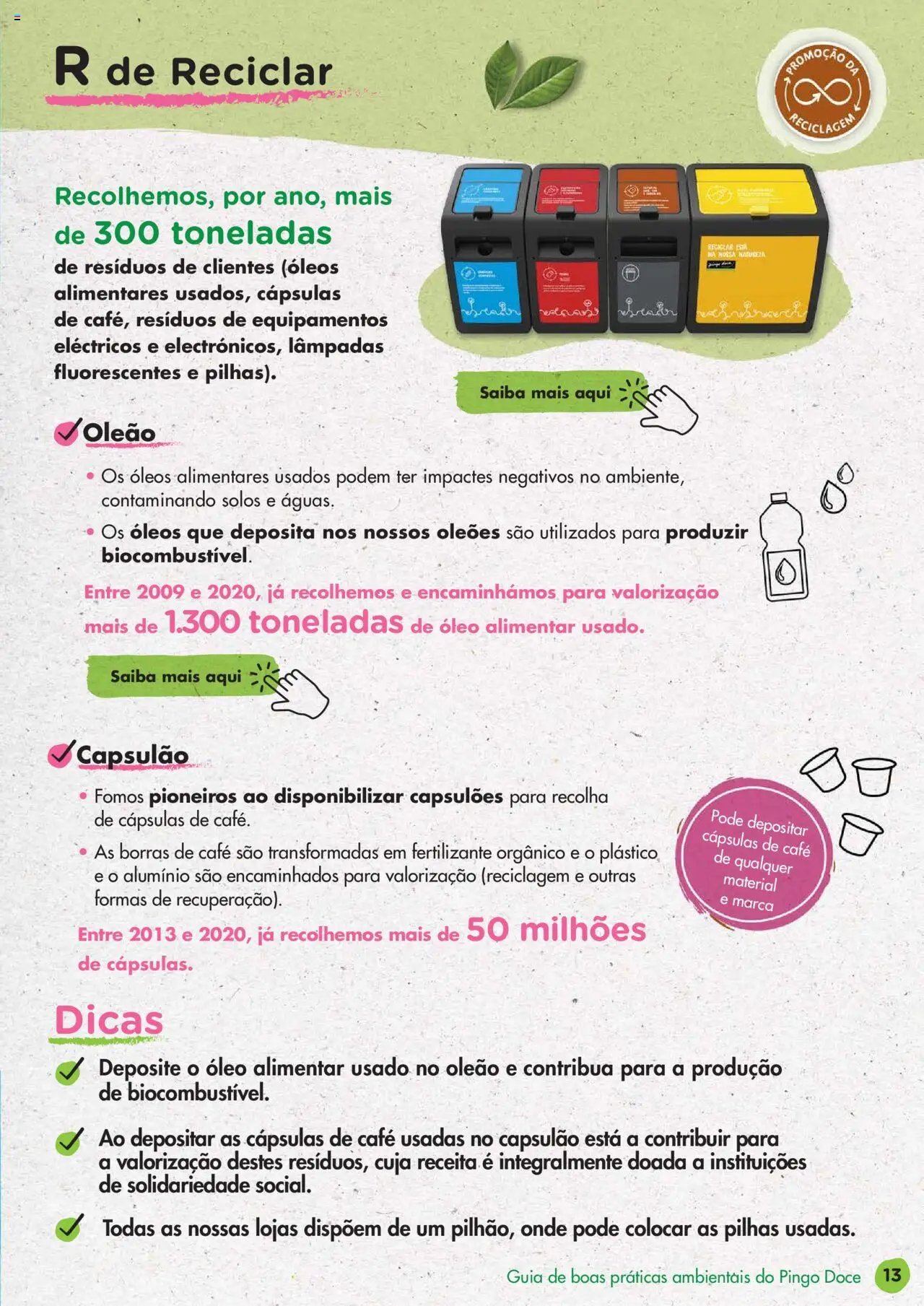 Pingo Doce folheto a partir de 24/02/2022 Guia de Boas Práticas Ambientais (2022-02-24) | 13