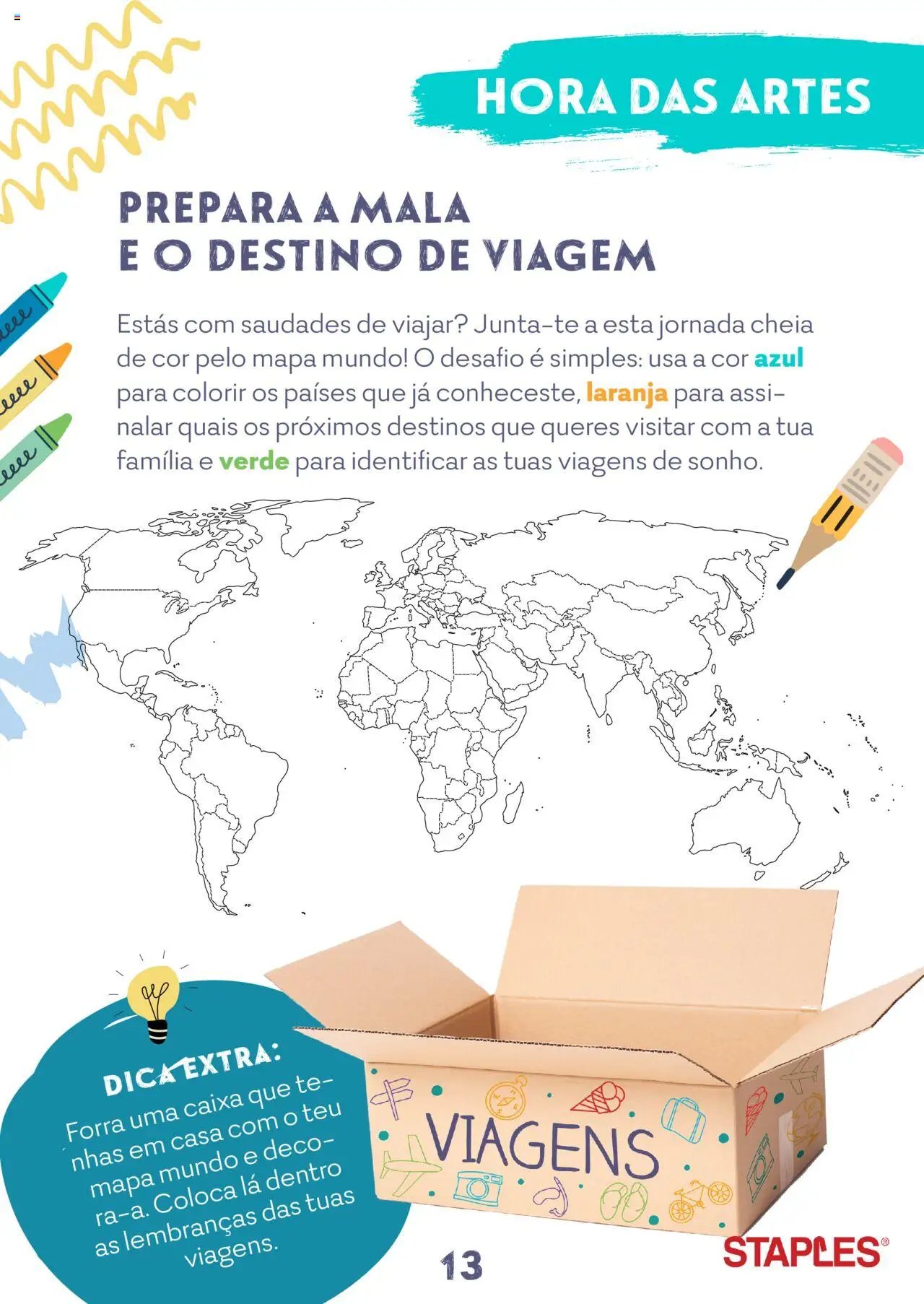Staples folheto a partir de 06/04/2022 Atividades em Família (2022-04-06) | 13