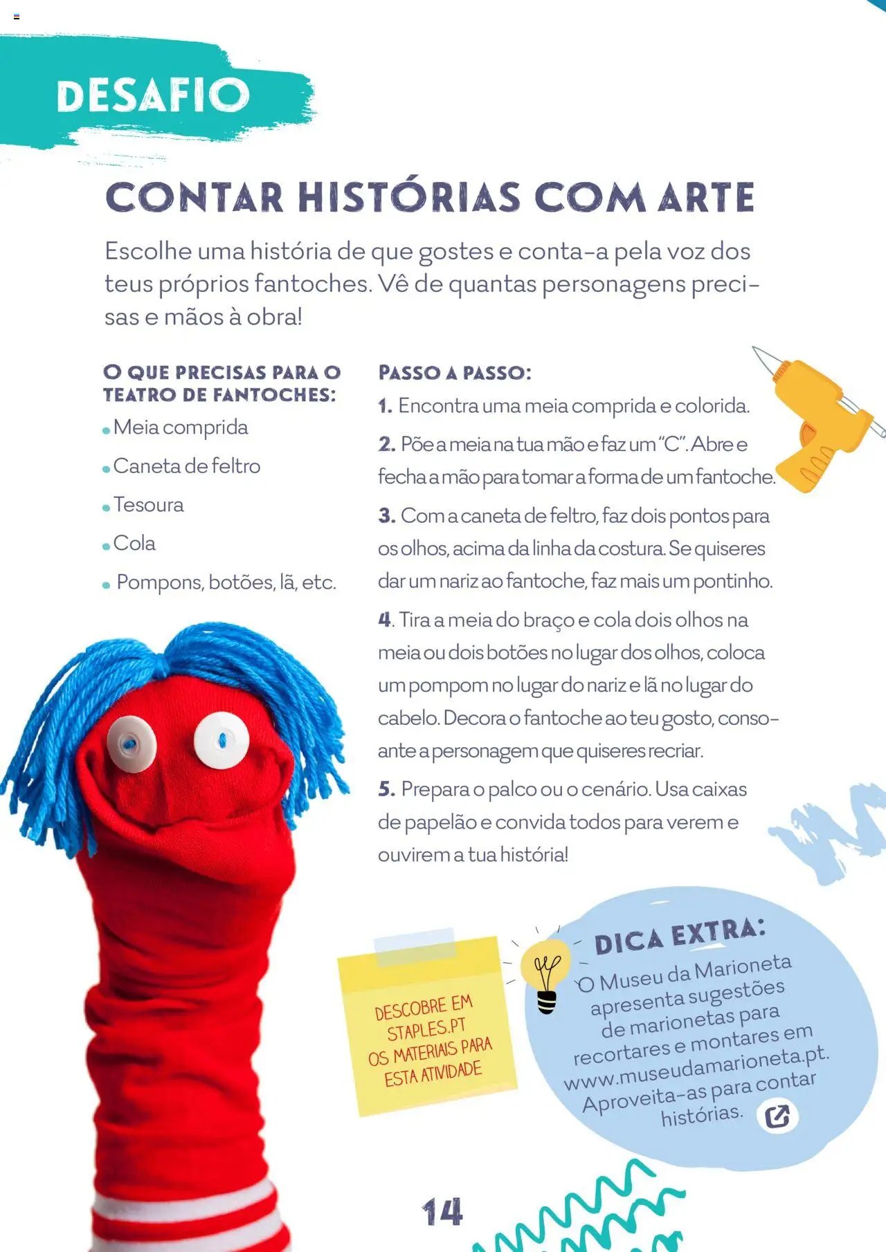 Staples folheto a partir de 06/04/2022 Atividades em Família (2022-04-06) | 14