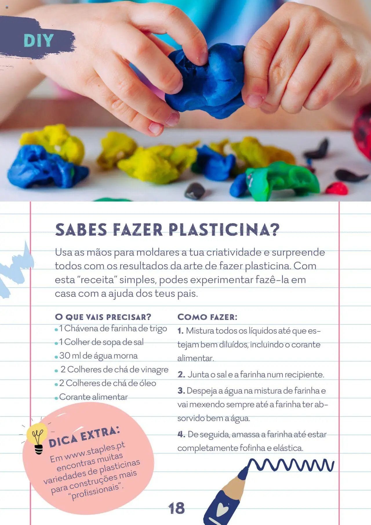 Staples folheto a partir de 06/04/2022 Atividades em Família (2022-04-06) | 18