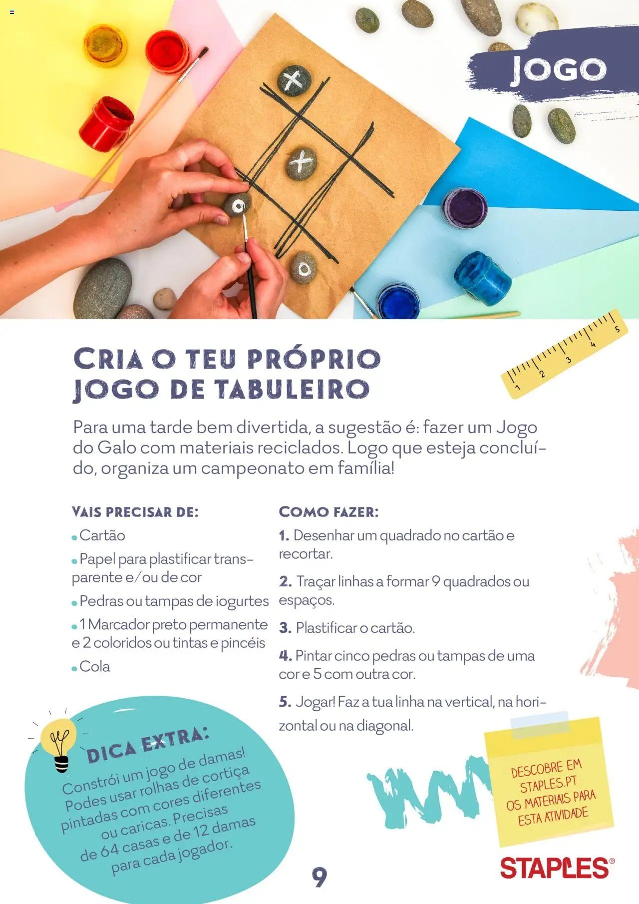 Staples folheto a partir de 06/04/2022 Atividades em Família (2022-04-06) | 9