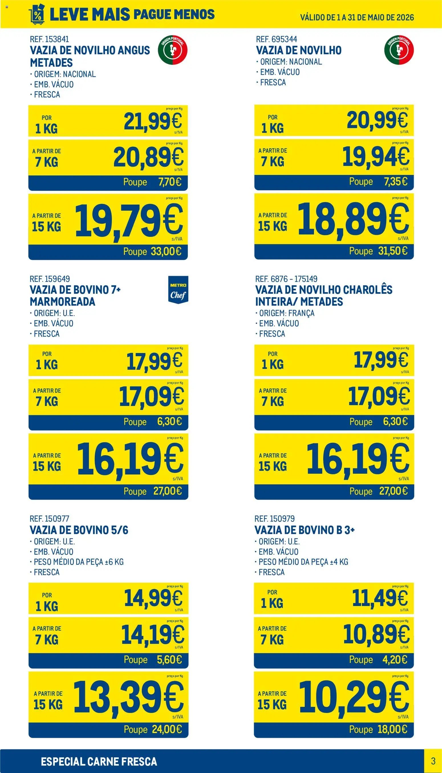 Makro folheto a partir de 01/05/2026 Makro Leve Mais Pague Menos - Carne Fresca (2026-05-01 - 2026-05-31) | 3