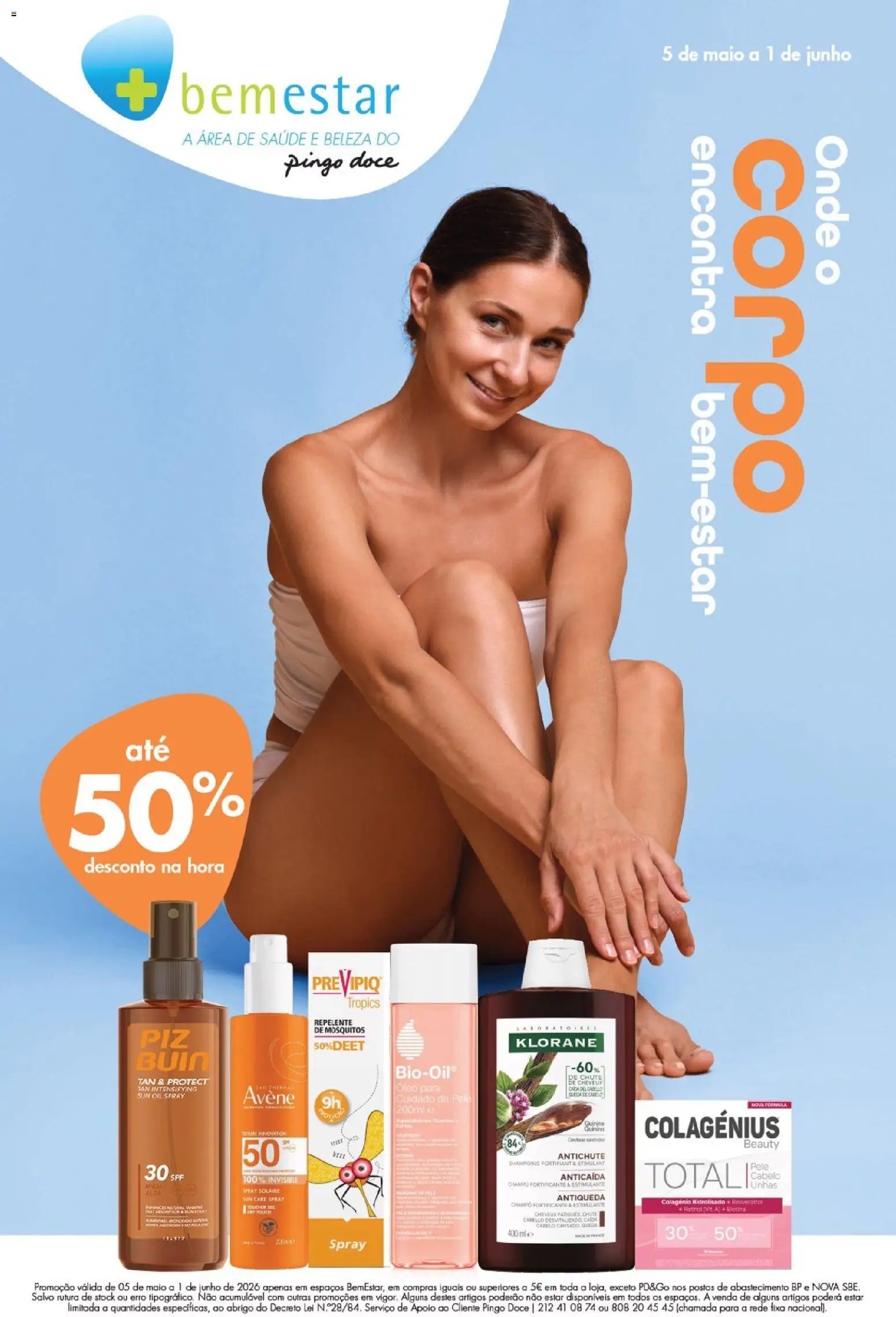 Pingo Doce folheto a partir de 05/05/2026 Pingo Doce Bem-estar Corpo Lojas (2026-05-05 - 2026-06-01) | 1