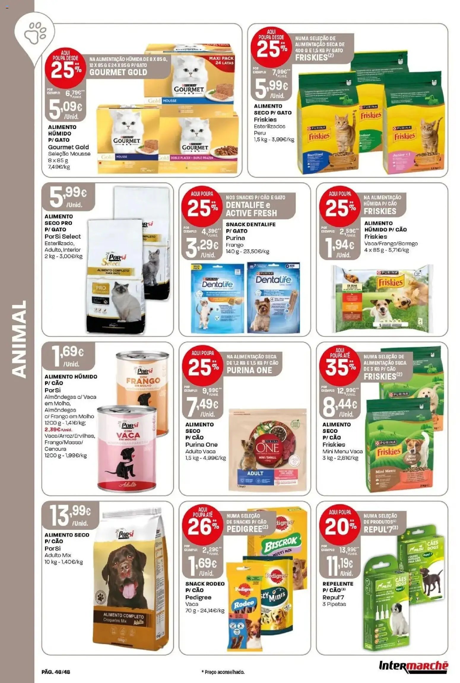 Intermarché folheto a partir de 21/05/2026 Isto é que são preços BAIXOS! (2026-05-21 - 2026-05-27) | 46