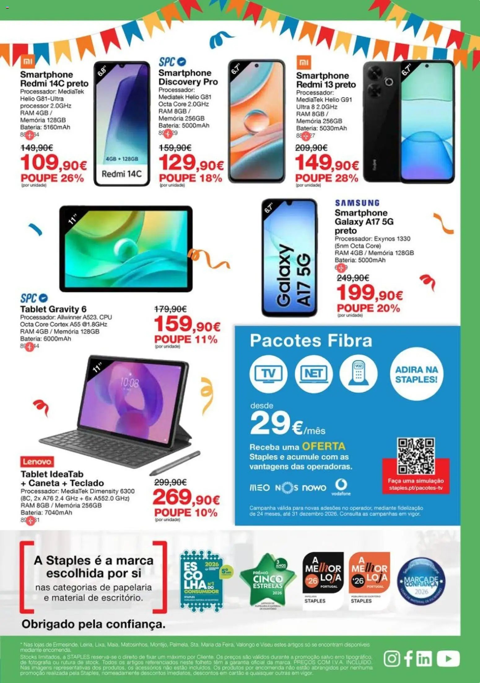 Staples folheto a partir de 04/05/2026 Staples Arraial das Cadeiras e Mobiliário (2026-05-04 - 2026-05-28) | 25