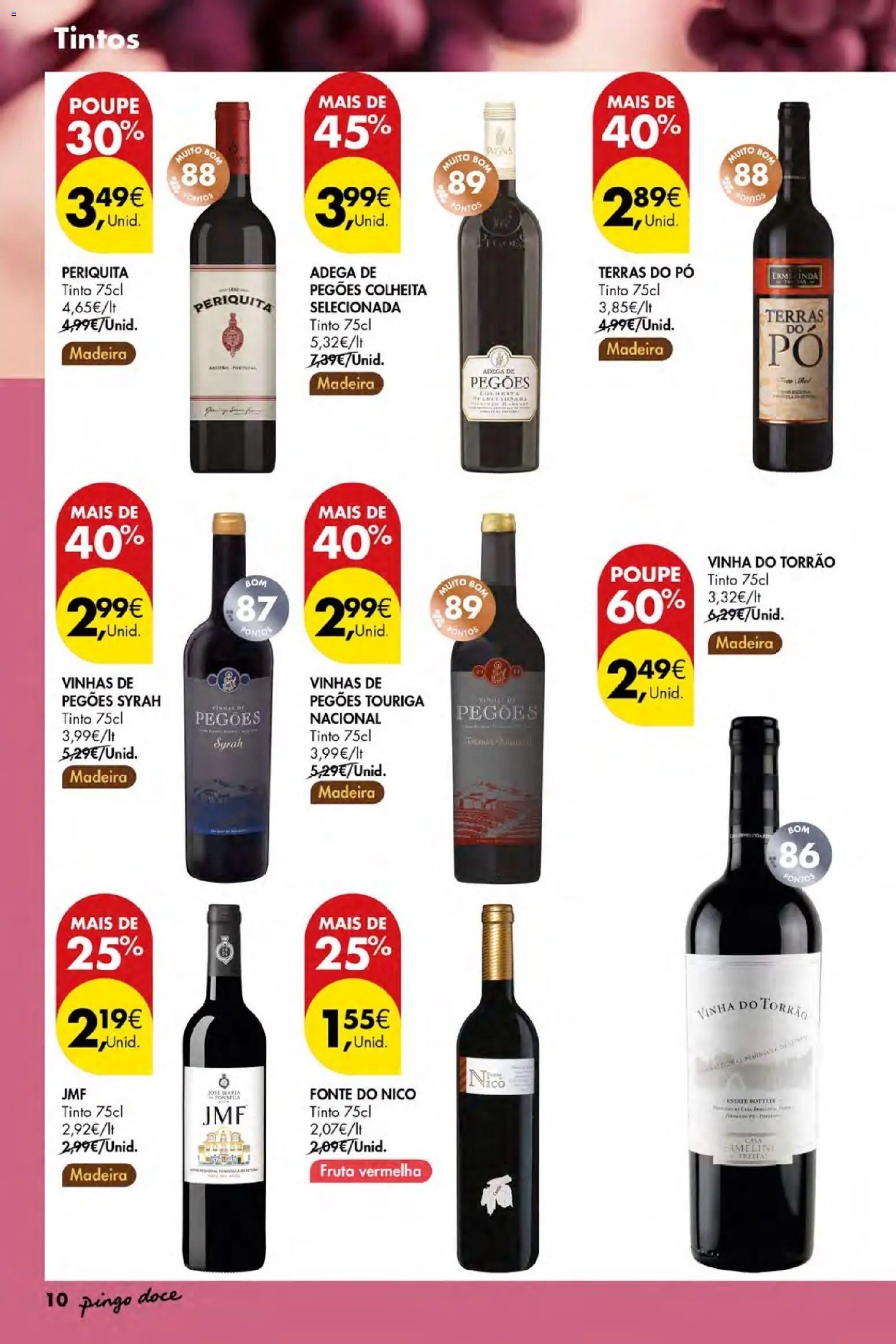 Pingo Doce folheto a partir de 07/05/2026 Pingo Doce Vinhos de Setúbal Açores (2026-05-07 - 2026-05-27) | 10