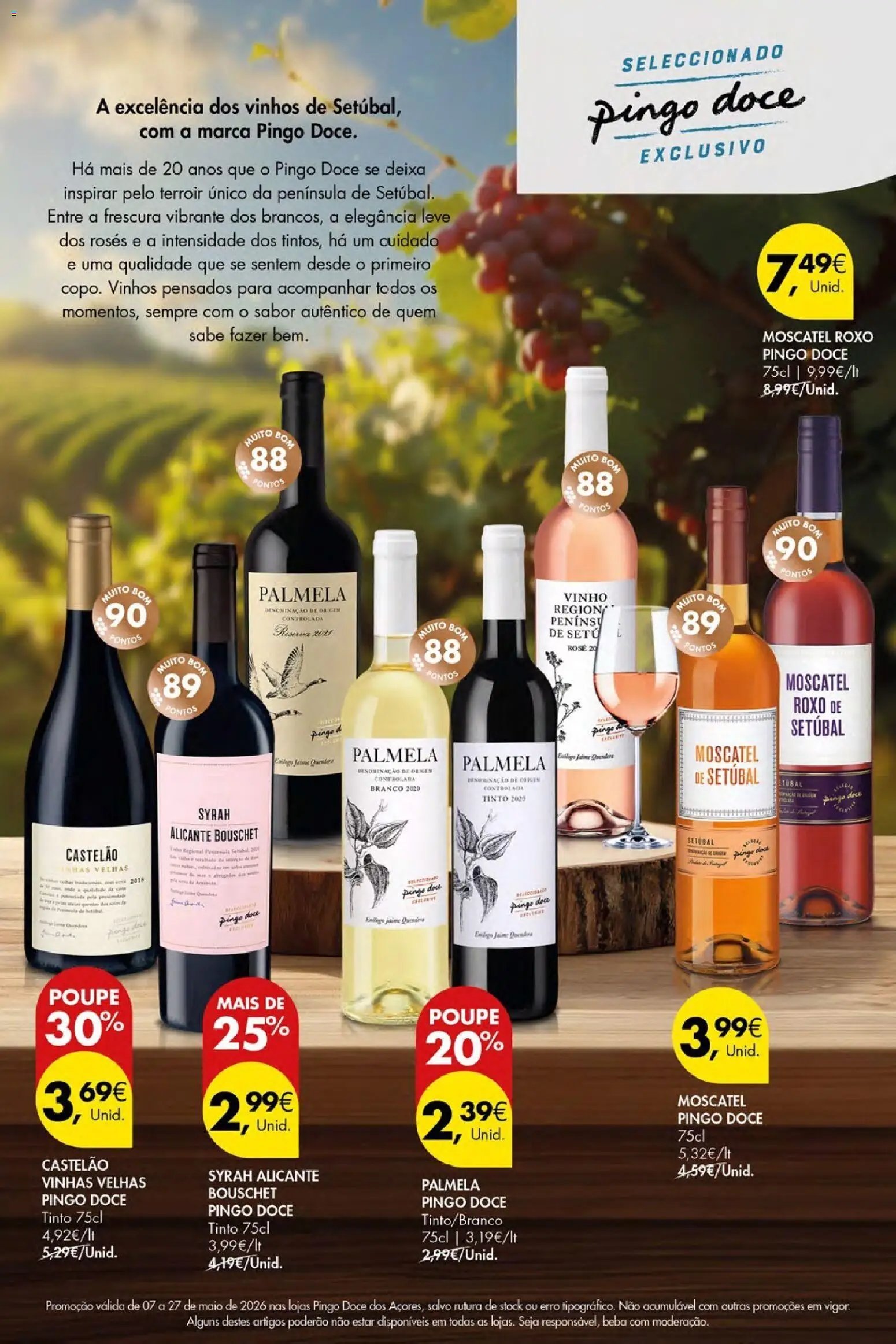 Pingo Doce folheto a partir de 07/05/2026 Pingo Doce Vinhos de Setúbal Açores (2026-05-07 - 2026-05-27) | 20