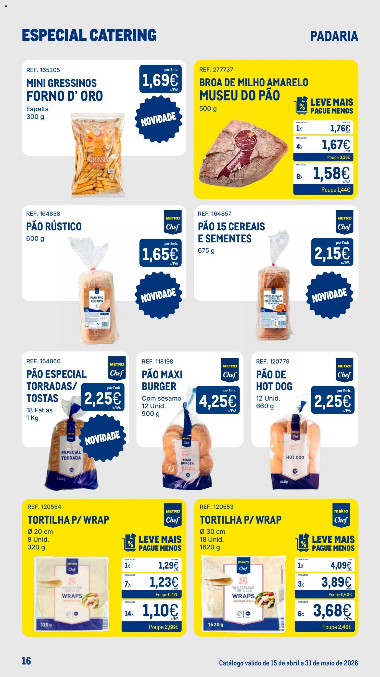 Makro folheto a partir de 15/04/2026 Makro Especial Catering (2026-04-15 - 2026-05-31) | 16