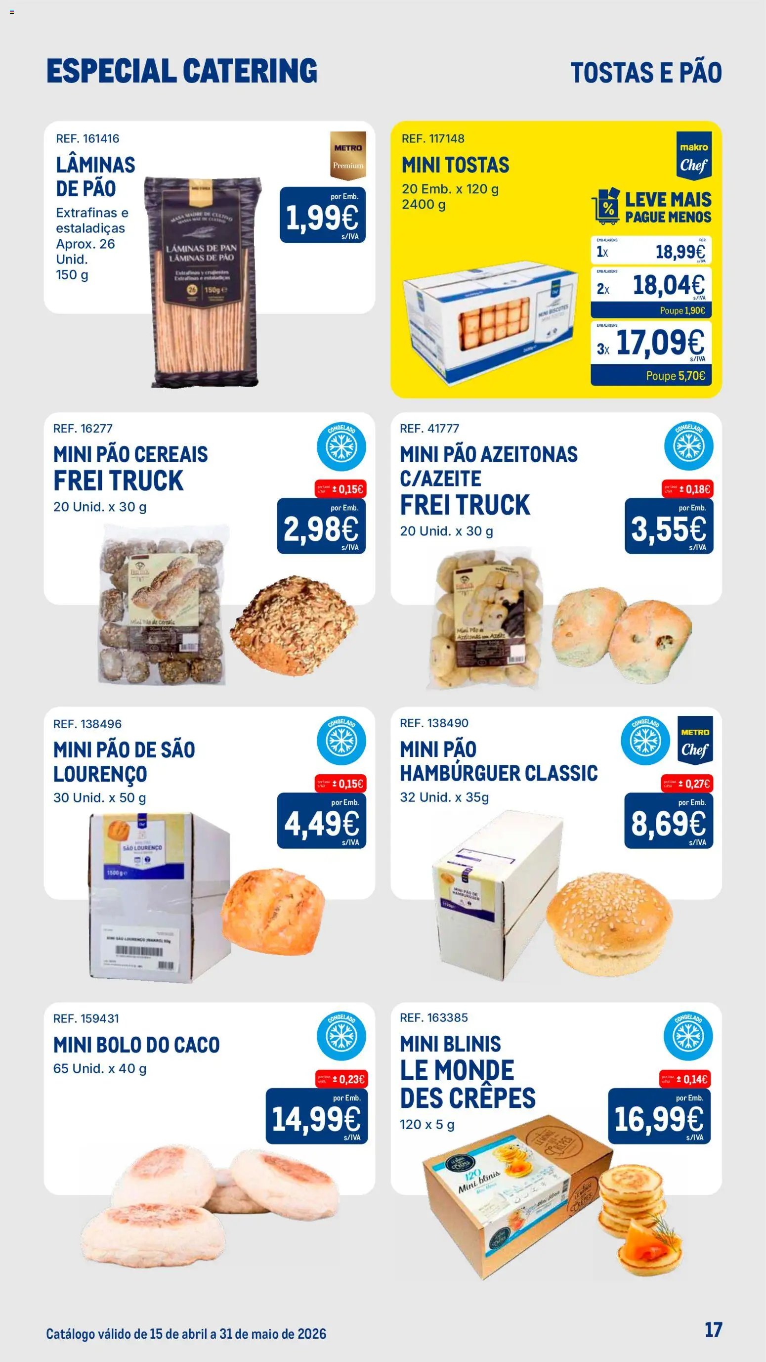 Makro folheto a partir de 15/04/2026 Makro Especial Catering (2026-04-15 - 2026-05-31) | 17
