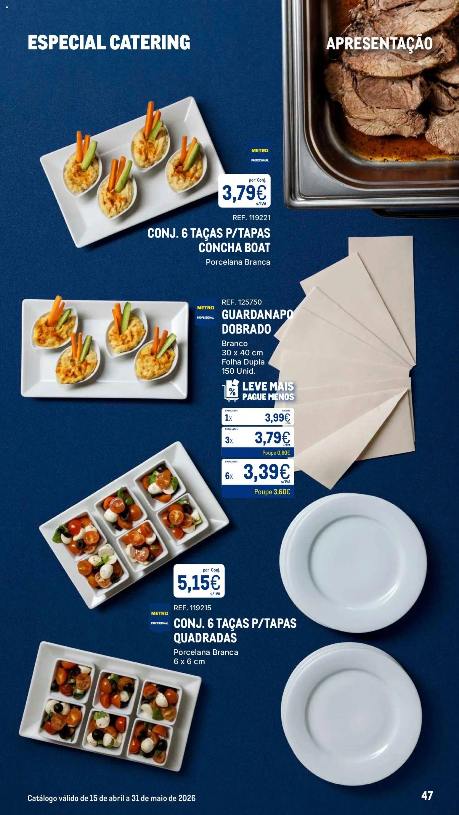 Makro folheto a partir de 15/04/2026 Makro Especial Catering (2026-04-15 - 2026-05-31) | 47
