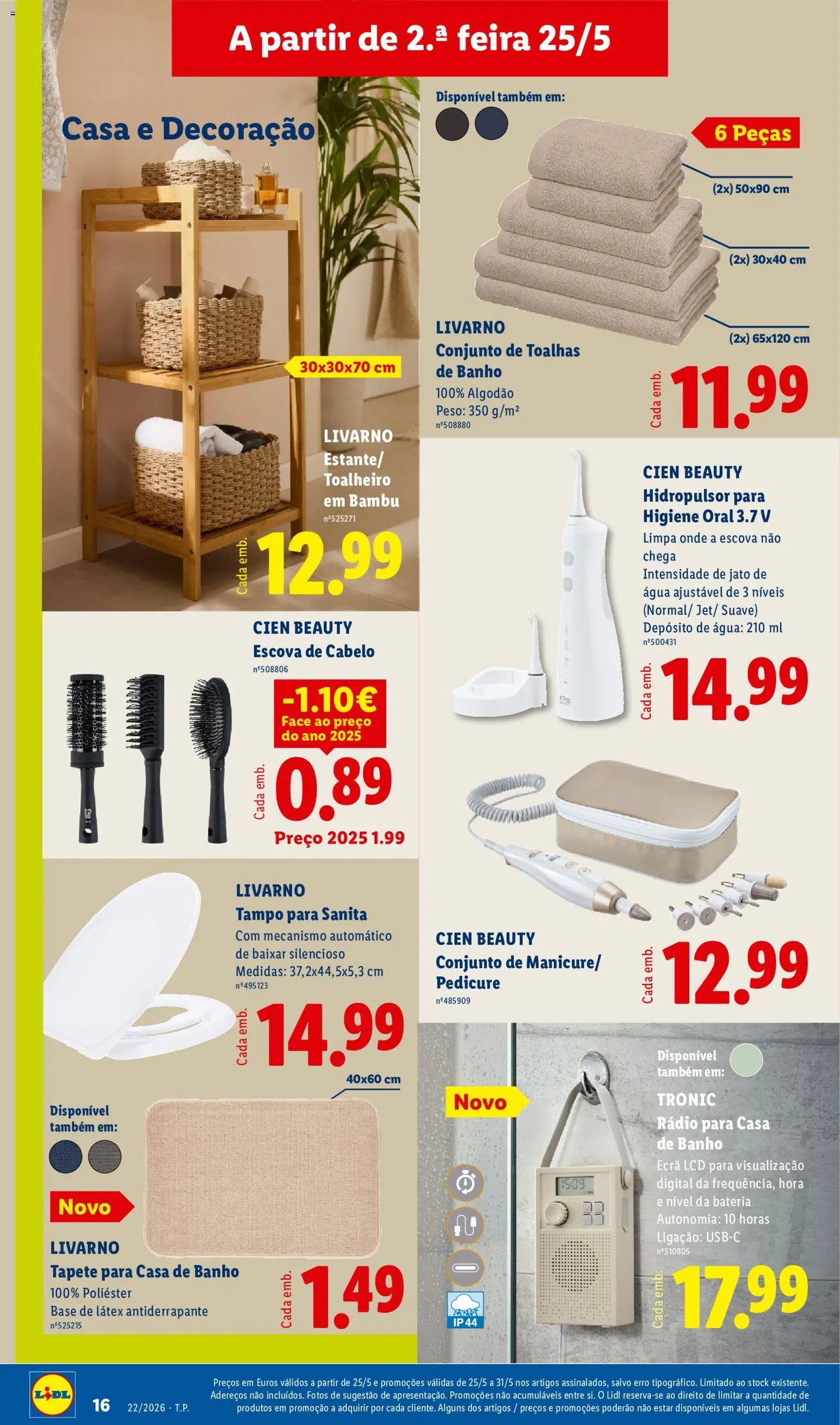 Lidl folheto a partir de 25/05/2026 Lidl Novidades (2026-05-25 - 2026-05-31) | 16