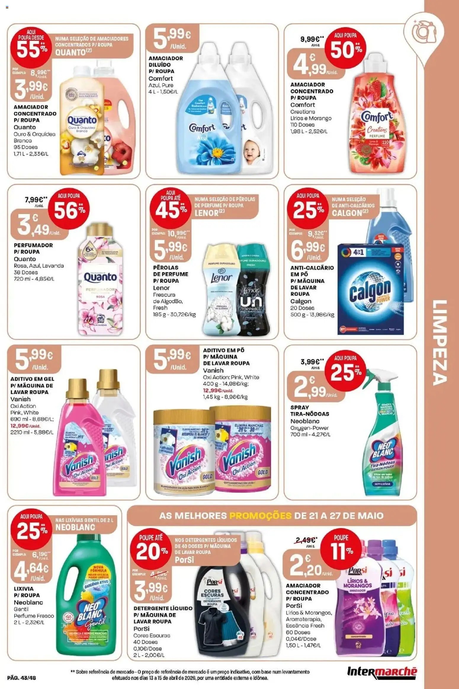 Intermarché folheto a partir de 21/05/2026 Isto é que são preços BAIXOS! (2026-05-21 - 2026-05-27) | 44
