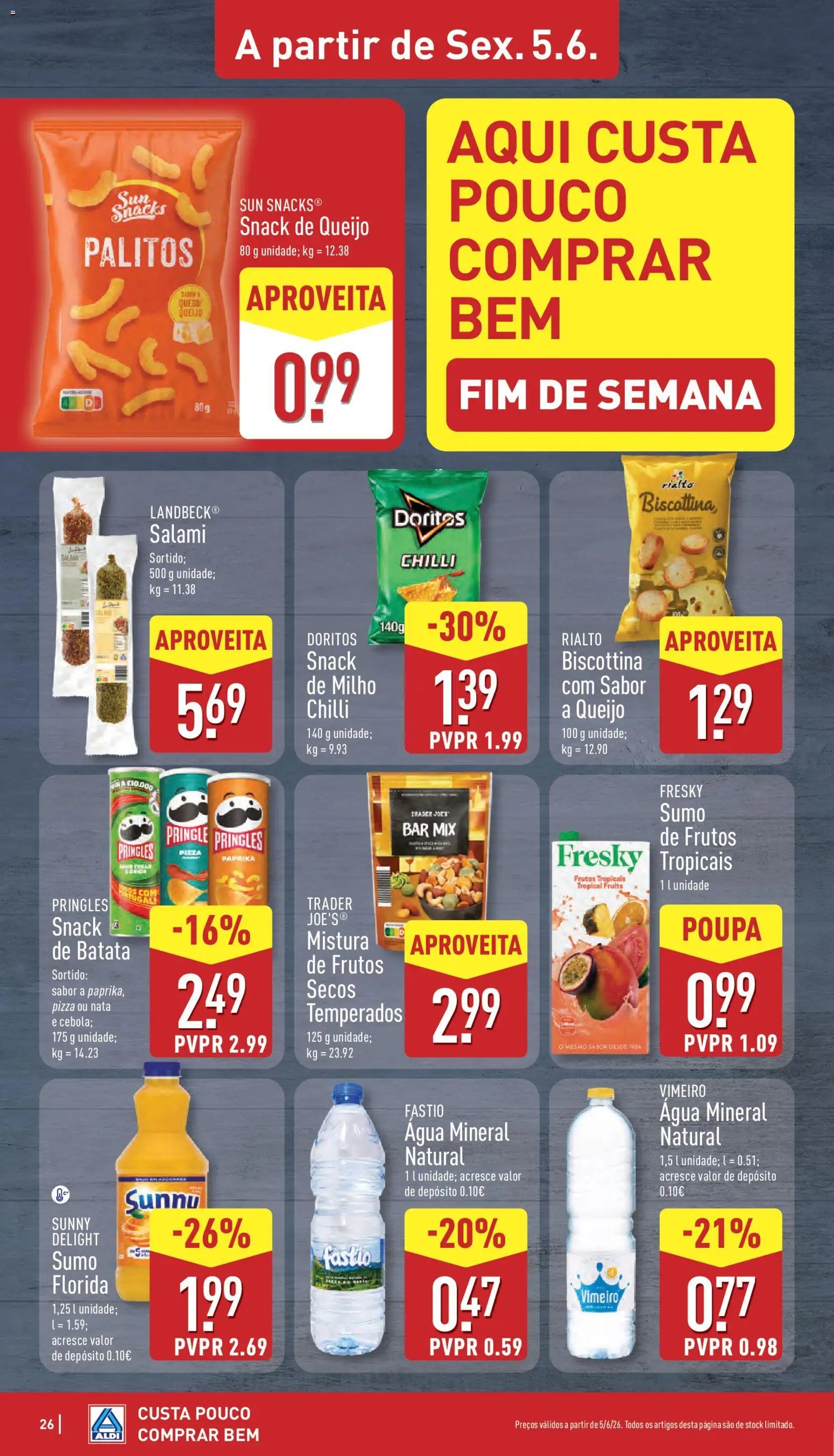 Aldi folheto a partir de 01/06/2026 Aldi Folheto (2026-06-01 - 2026-06-07) | 26