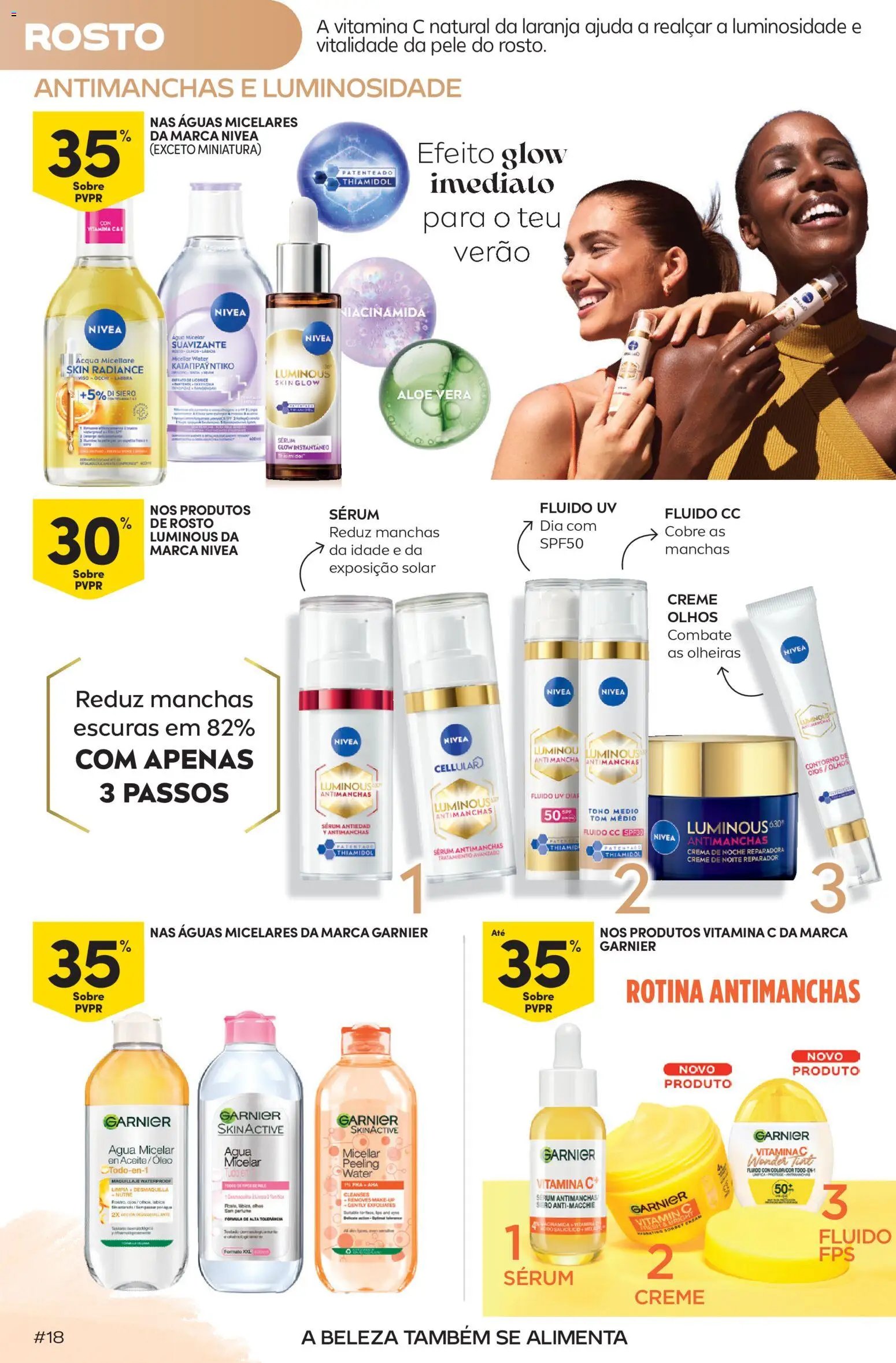 Continente folheto a partir de 19/05/2026 Continente Beleza: Ingridientes para uma pele de verão (2026-05-19 - 2026-05-31) | 18