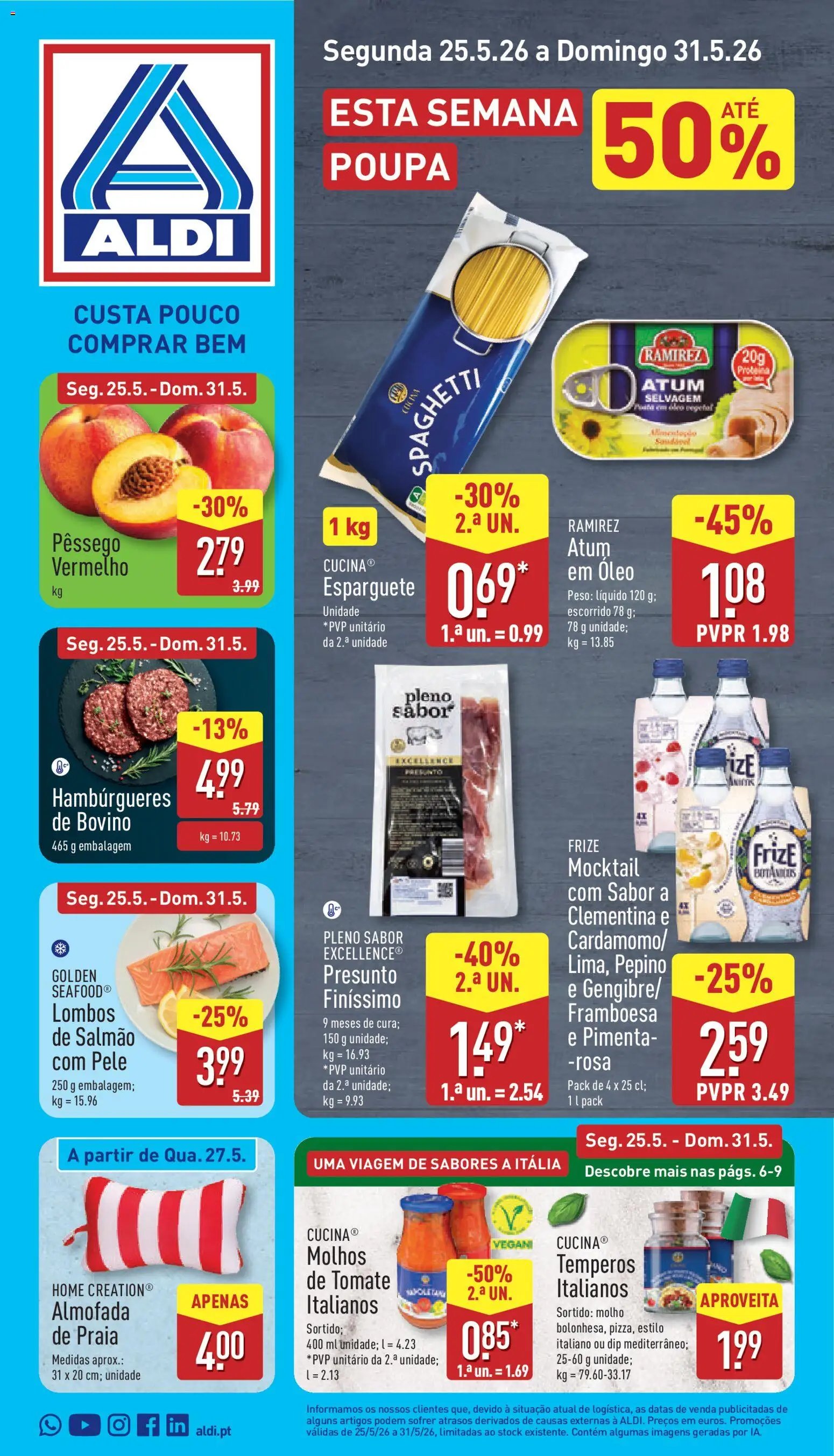 Aldi folheto a partir de 25/05/2026 Aldi Folheto (2026-05-25 - 2026-05-31) | 1