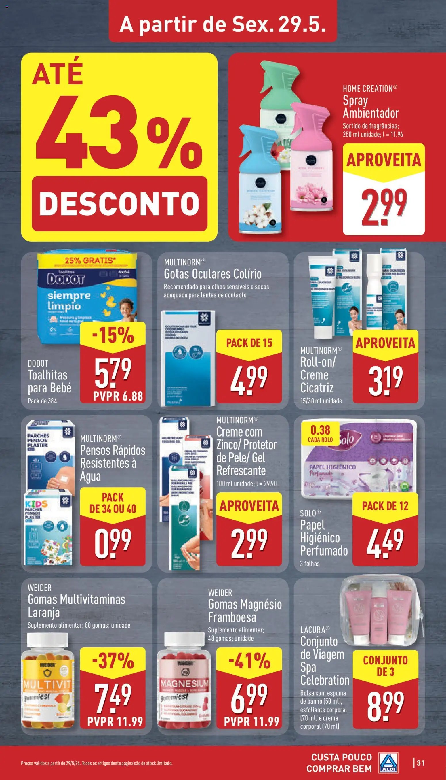 Aldi folheto a partir de 25/05/2026 Aldi Folheto (2026-05-25 - 2026-05-31) | 31