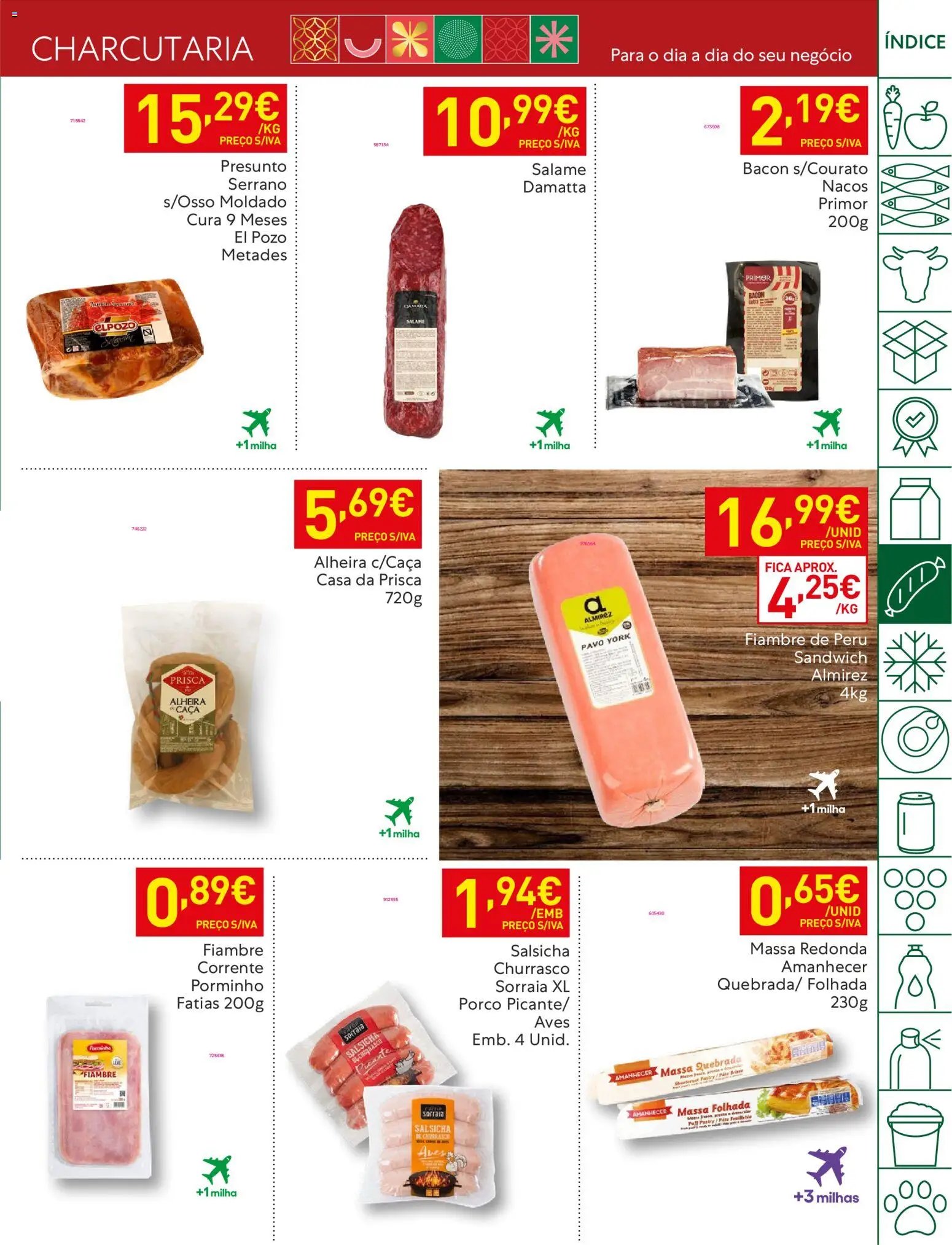 Recheio folheto a partir de 25/12/2025 Folheto (2025-12-25 - 2026-12-01) | 15