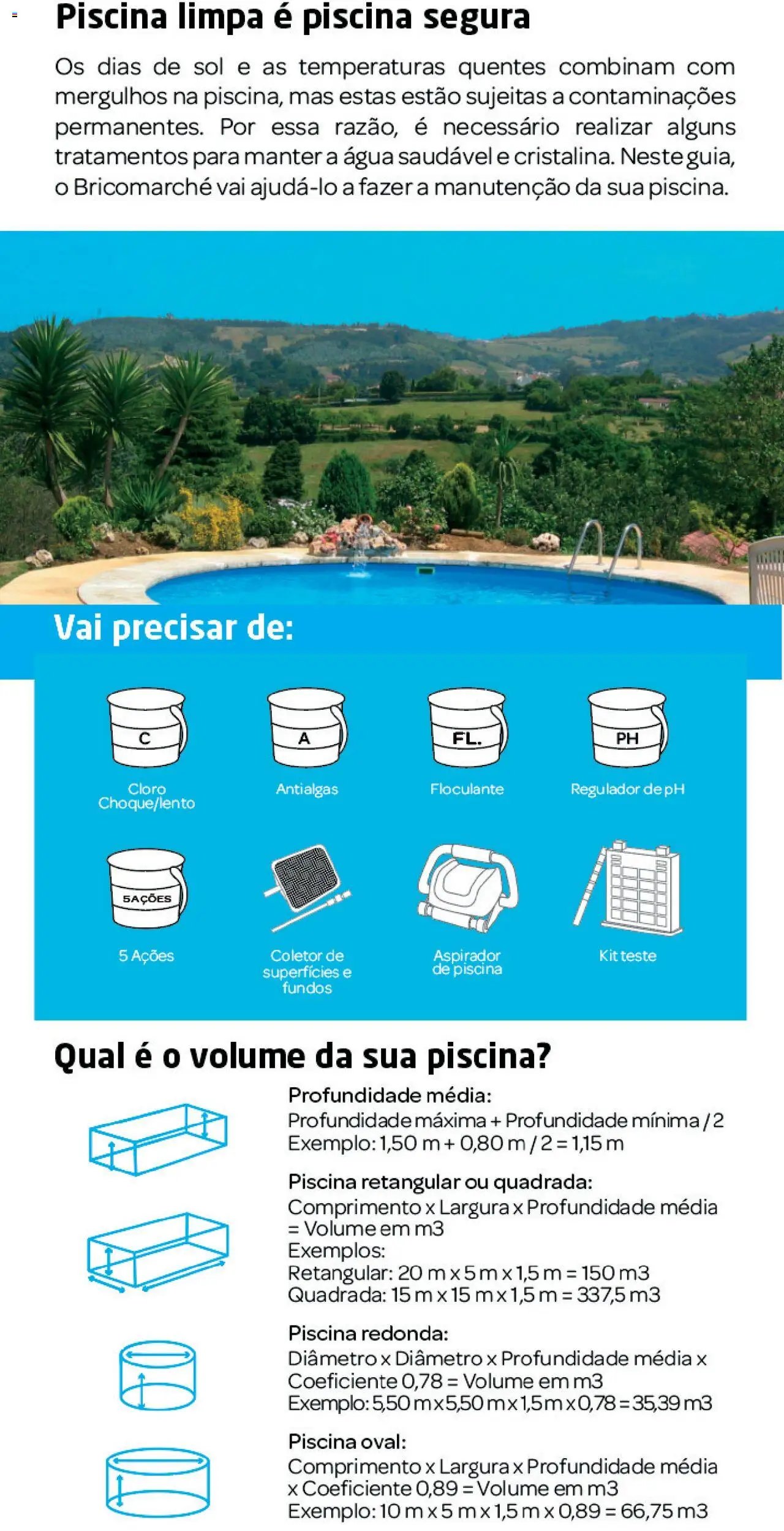 BricoMarché folheto a partir de 27/12/2023 Como tratar da sua piscina (2023-12-27) | 2