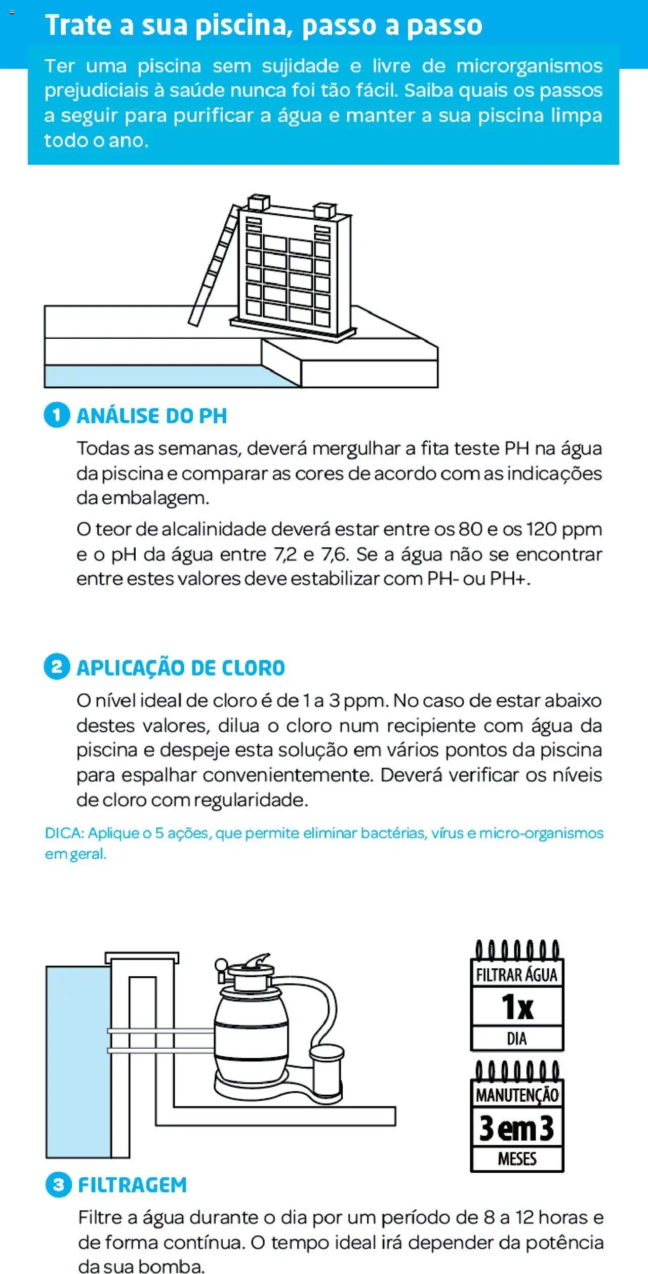 BricoMarché folheto a partir de 27/12/2023 Como tratar da sua piscina (2023-12-27) | 3