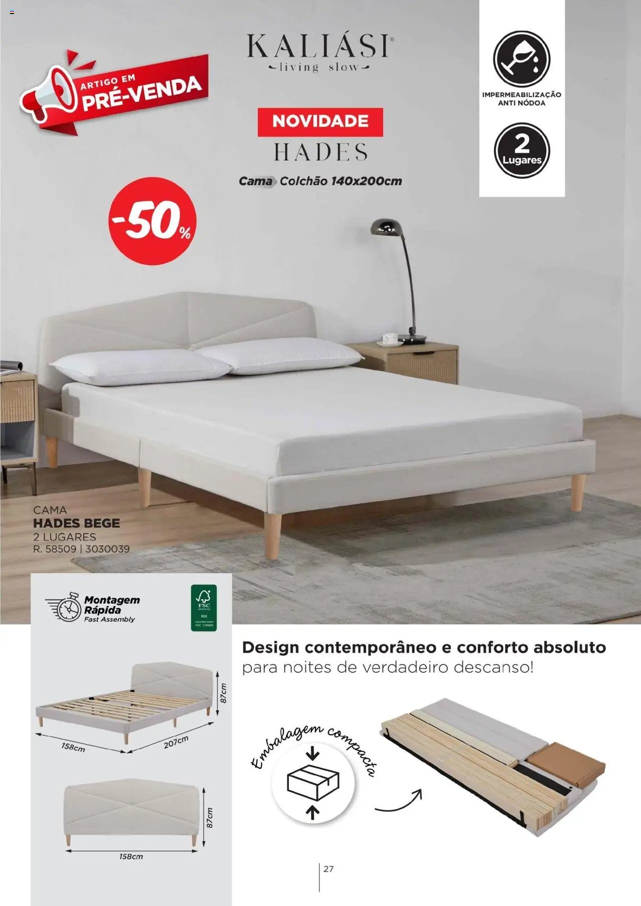 Espaço Casa folheto a partir de 21/07/2025 Catálogo Kaliási - Sofás Camas (2025-07-21) | 27