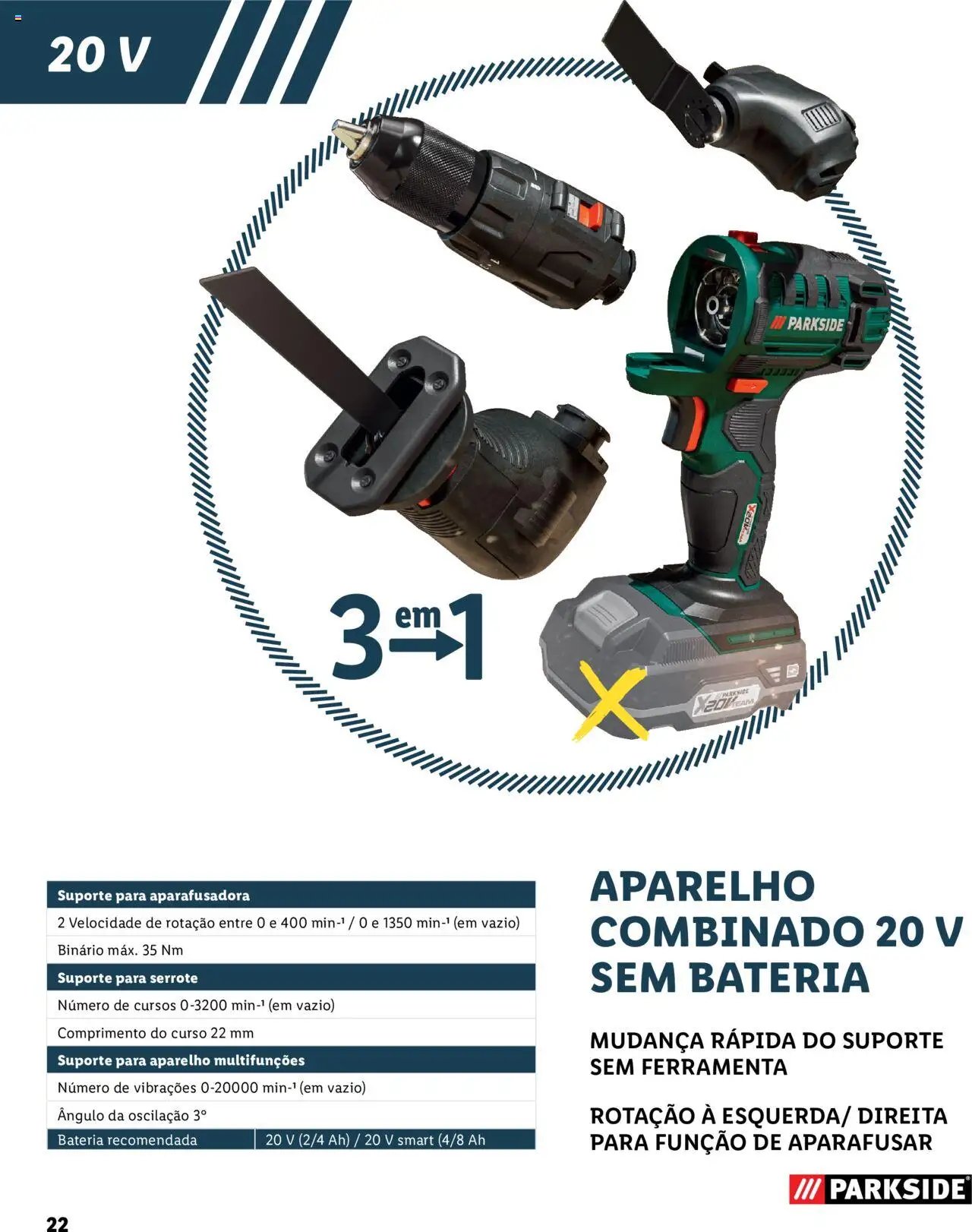 Lidl folheto a partir de 02/02/2023 Baterias E Ferramentas (2023-02-02) | 22