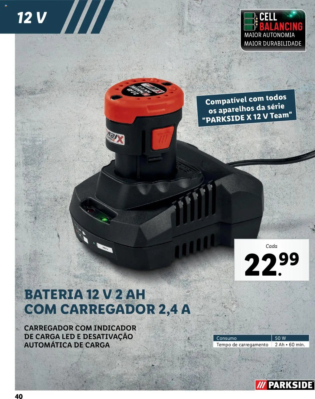 Lidl folheto a partir de 02/02/2023 Baterias E Ferramentas (2023-02-02) | 40
