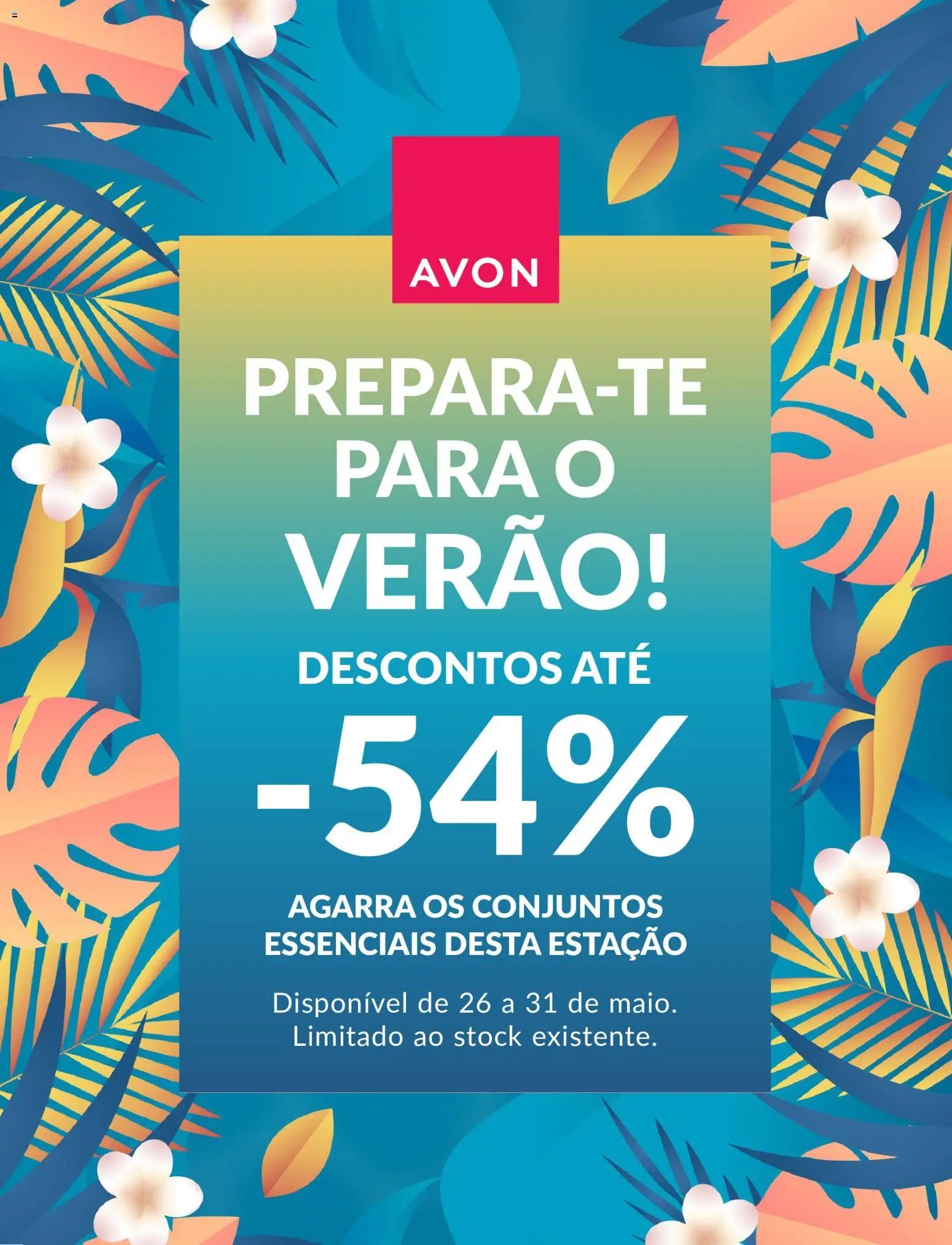 Avon folheto a partir de 26/05/2026 Catálogo AVON Campanha Prepara - te para o verão (2026-05-26 - 2026-05-31) | 1