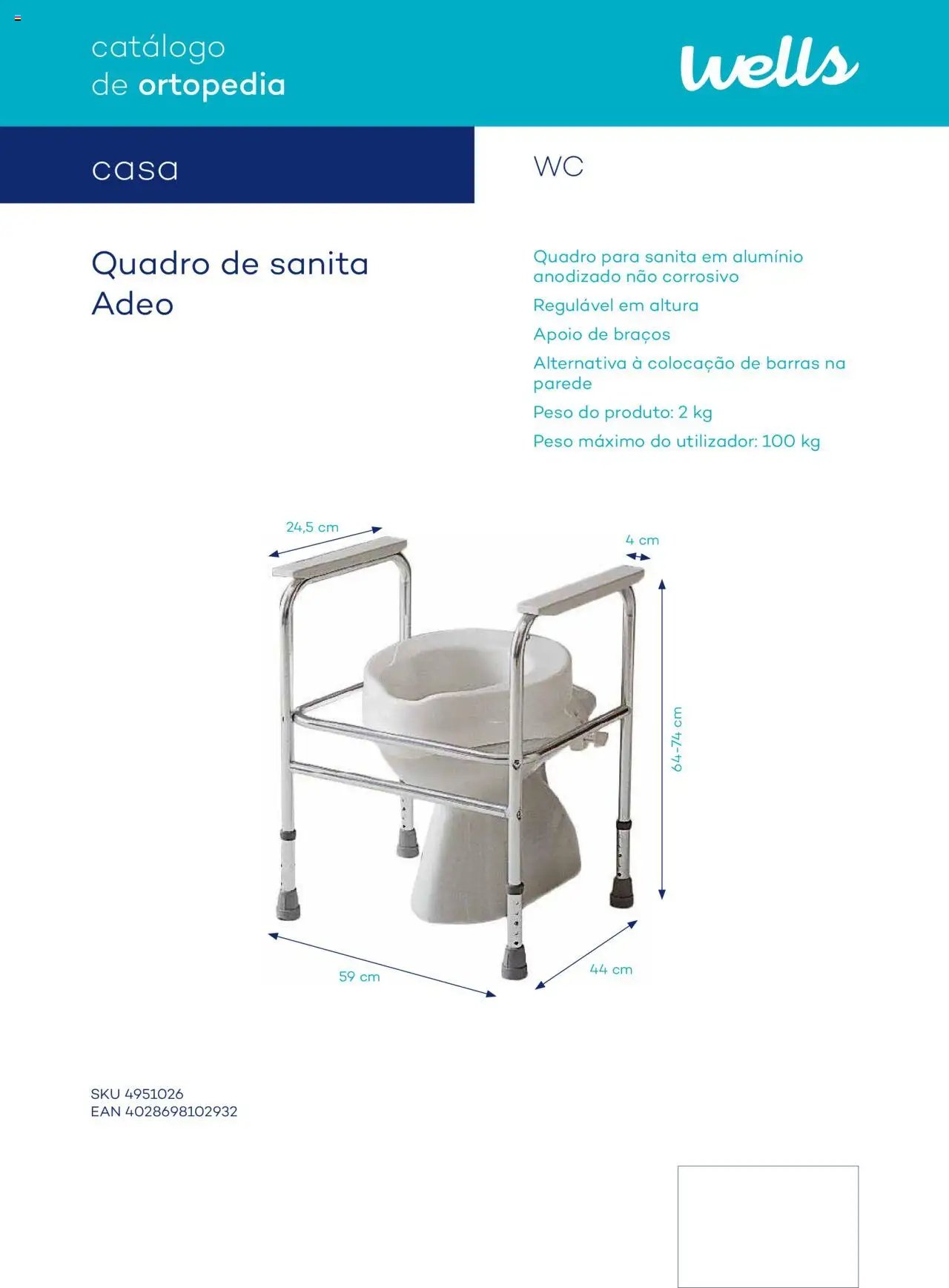 Well’s folheto a partir de 12/02/2024 Catálogo de Ortopedia (2024-02-12) | 147