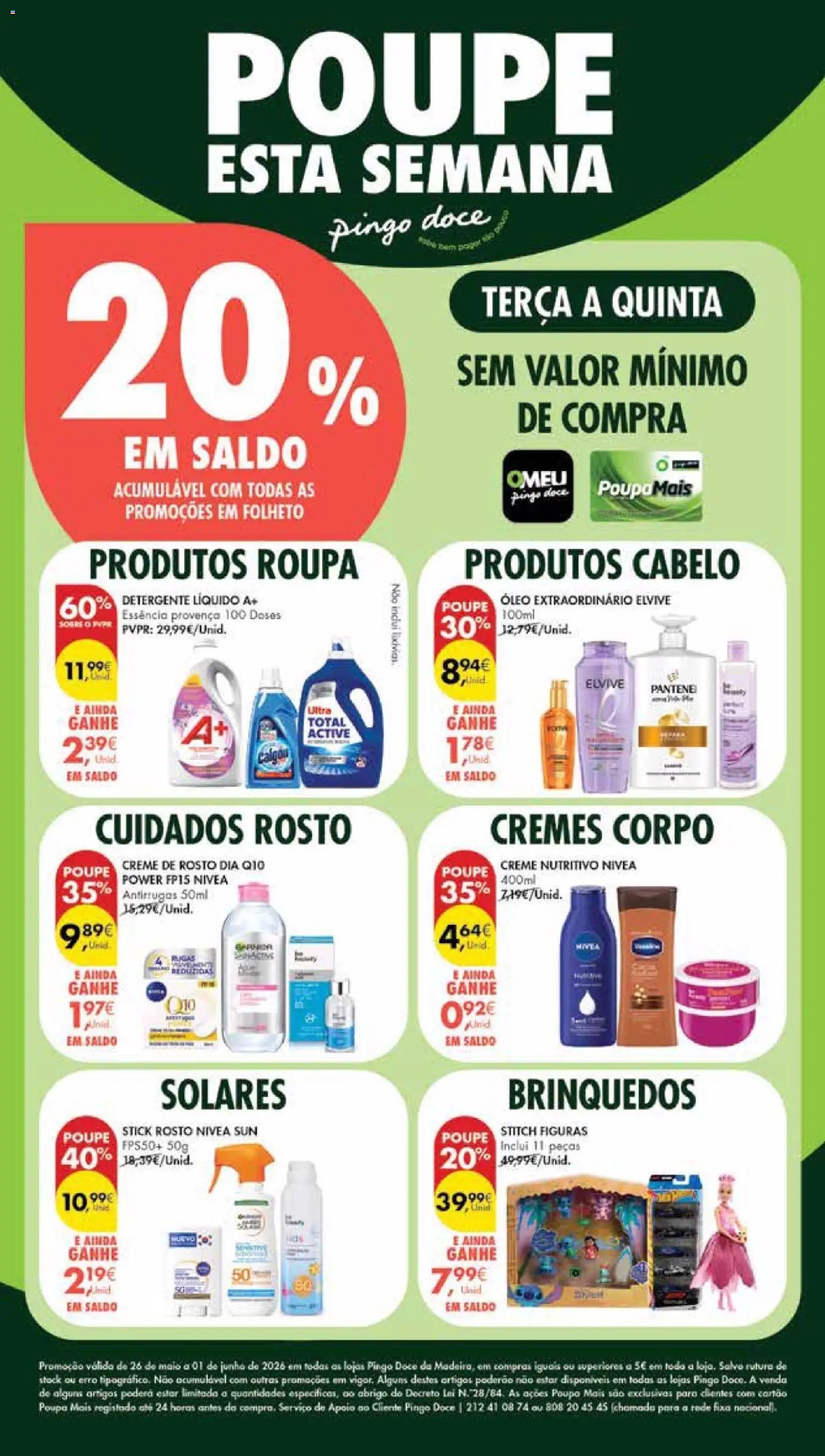 Pingo Doce folheto a partir de 26/05/2026 Pingo DocePoupe Esta Semana Madeira (2026-05-26 - 2026-06-01) | 1
