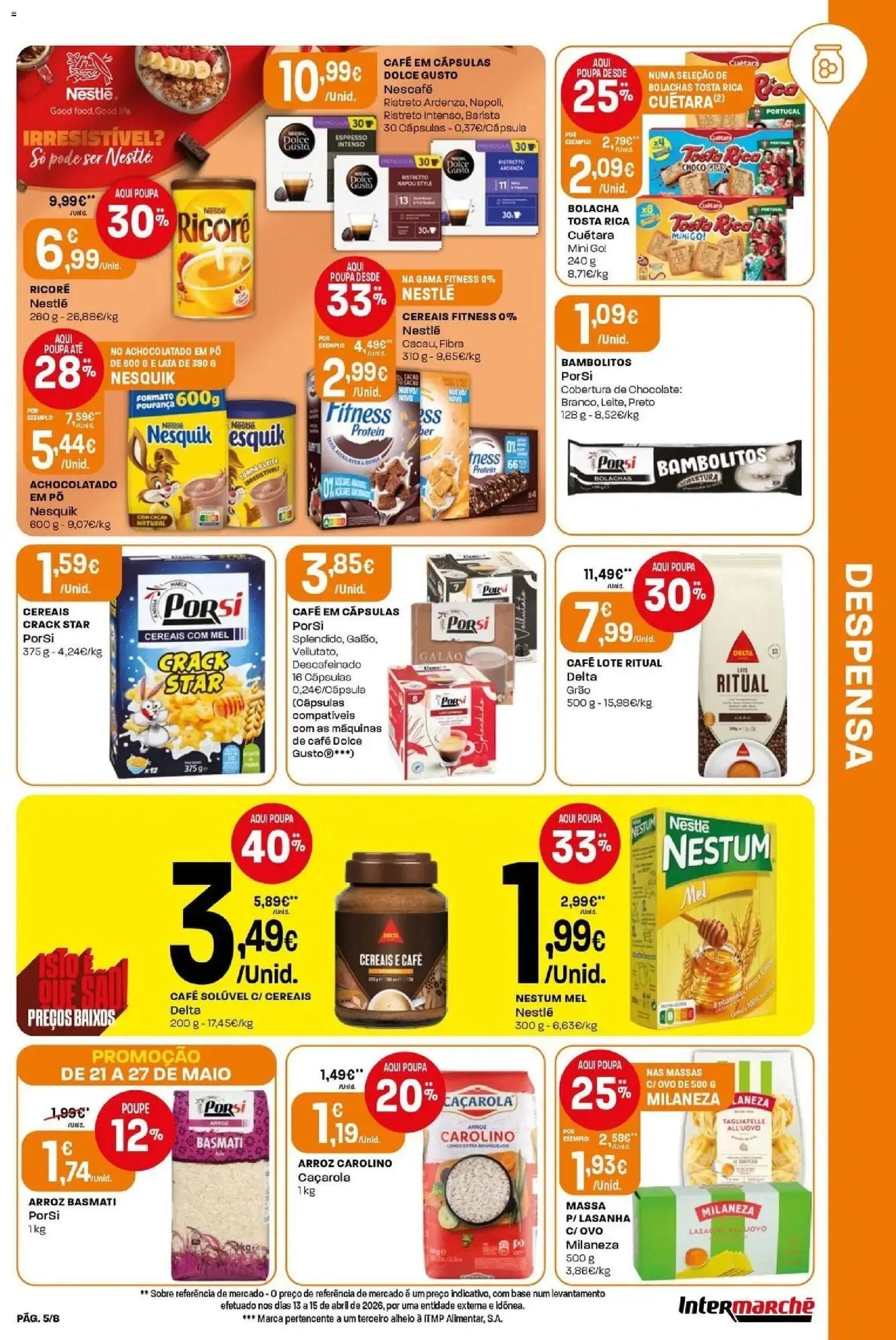 Intermarché folheto a partir de 21/05/2026 Intermarché (2026-05-21 - 2026-05-27) | 5