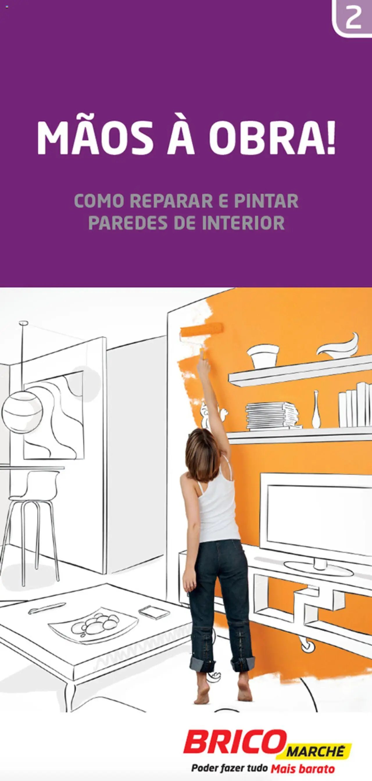 BricoMarché folheto a partir de 27/12/2023 Pintar paredes (2023-12-27) | 1
