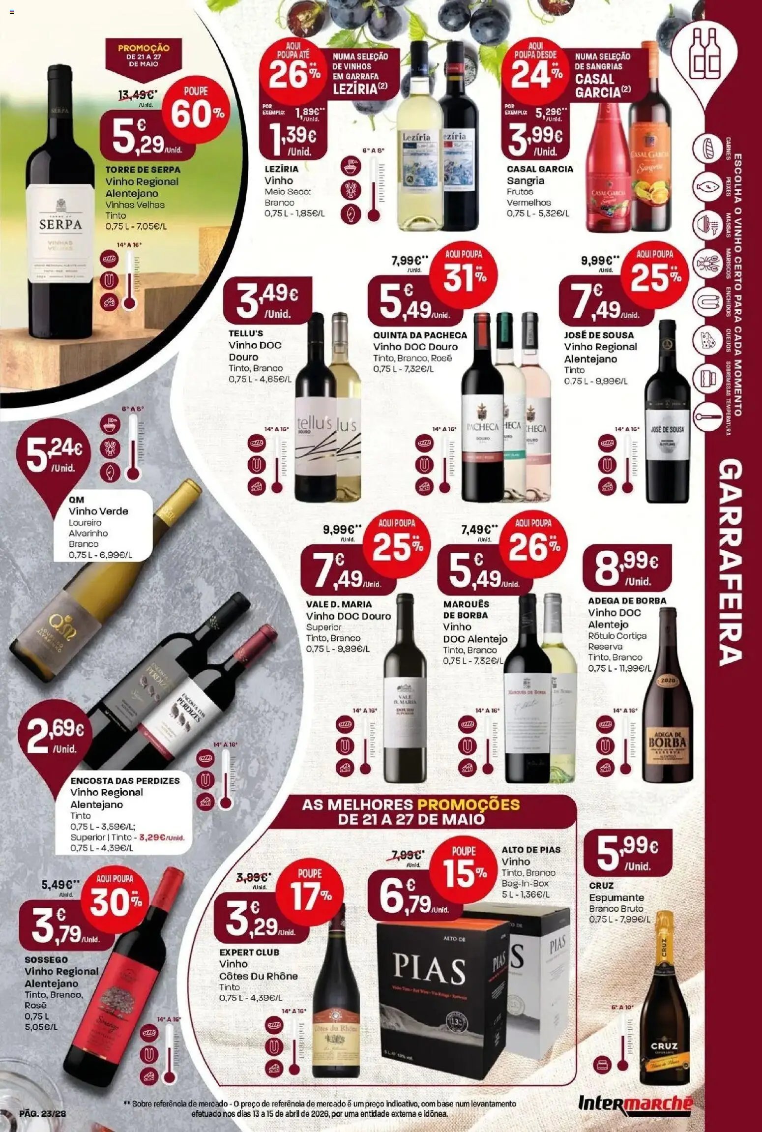Intermarché folheto a partir de 21/05/2026 Isto é que são preços BAIXOS (2026-05-21 - 2026-05-27) | 23