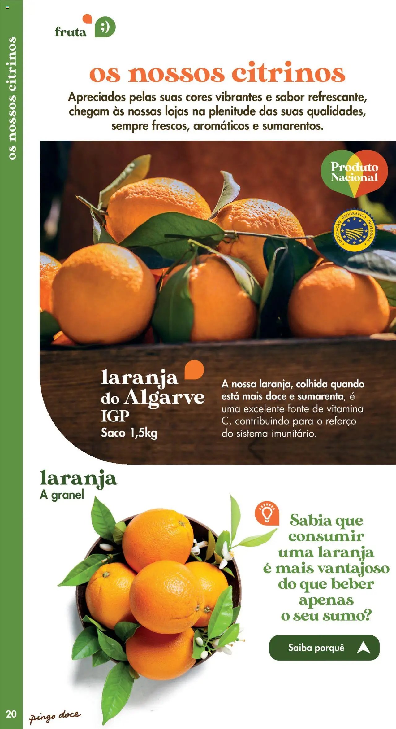 Pingo Doce folheto a partir de 20/05/2025 Catálogo Fruta e Legumes (2025-05-20) | 20