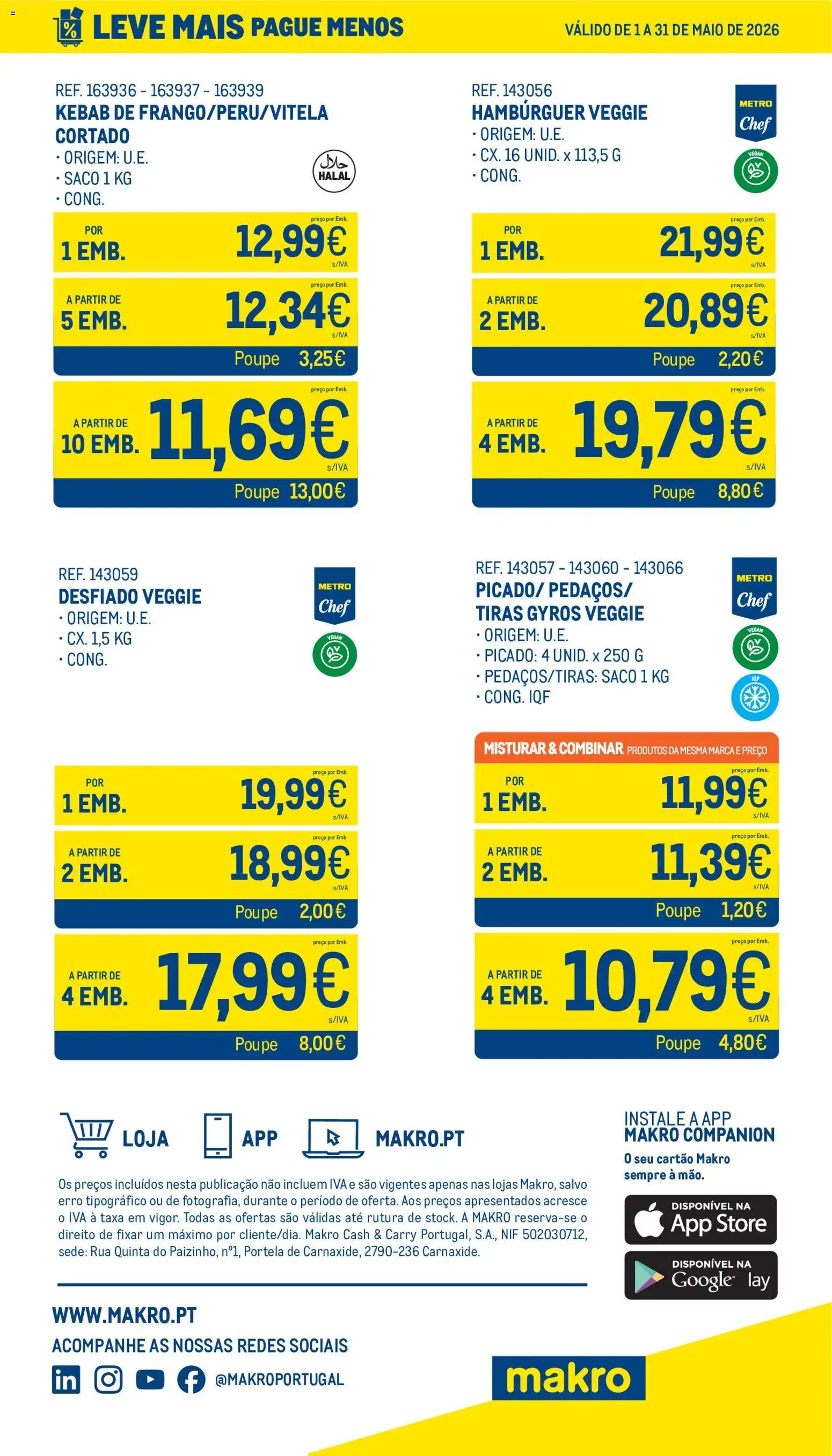 Makro folheto a partir de 01/05/2026 Makro Leve Mais Pague Menos - Carne Congelada (2026-05-01 - 2026-05-31) | 6