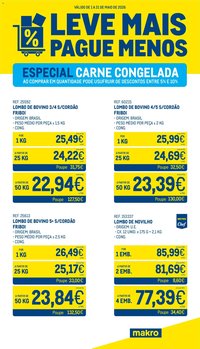 Makro folheto a partir de 01/05/2026 Makro Leve Mais Pague Menos - Carne Congelada (2026-05-01 - 2026-05-31)