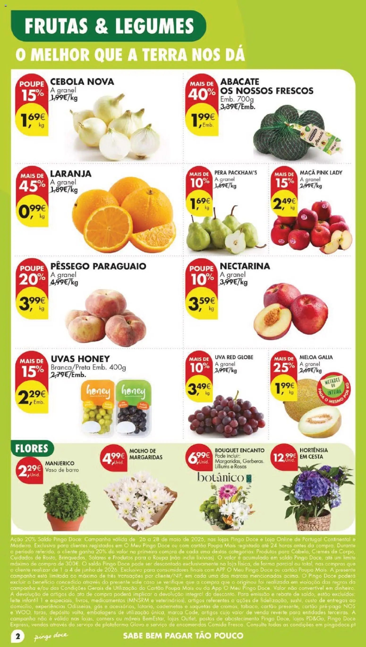 Pingo Doce folheto a partir de 26/05/2026 Pingo Doce Folheto (2026-05-26 - 2026-06-01) | 2