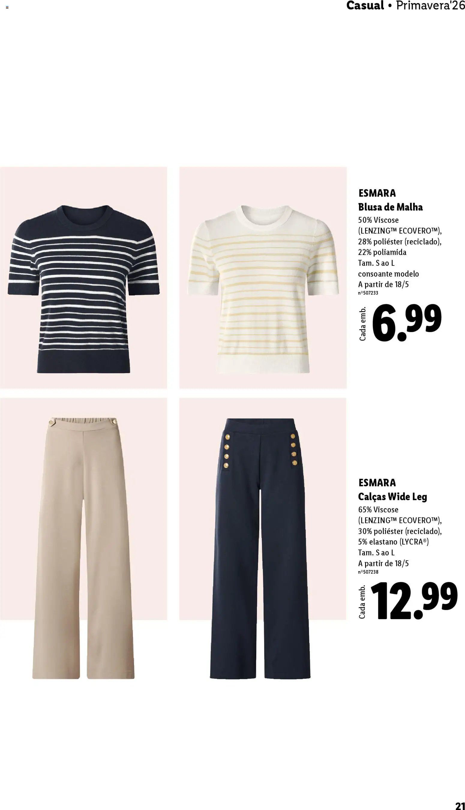 Lidl folheto a partir de 20/04/2026 Lidl Folheto Esmara (2026-04-20) | 21
