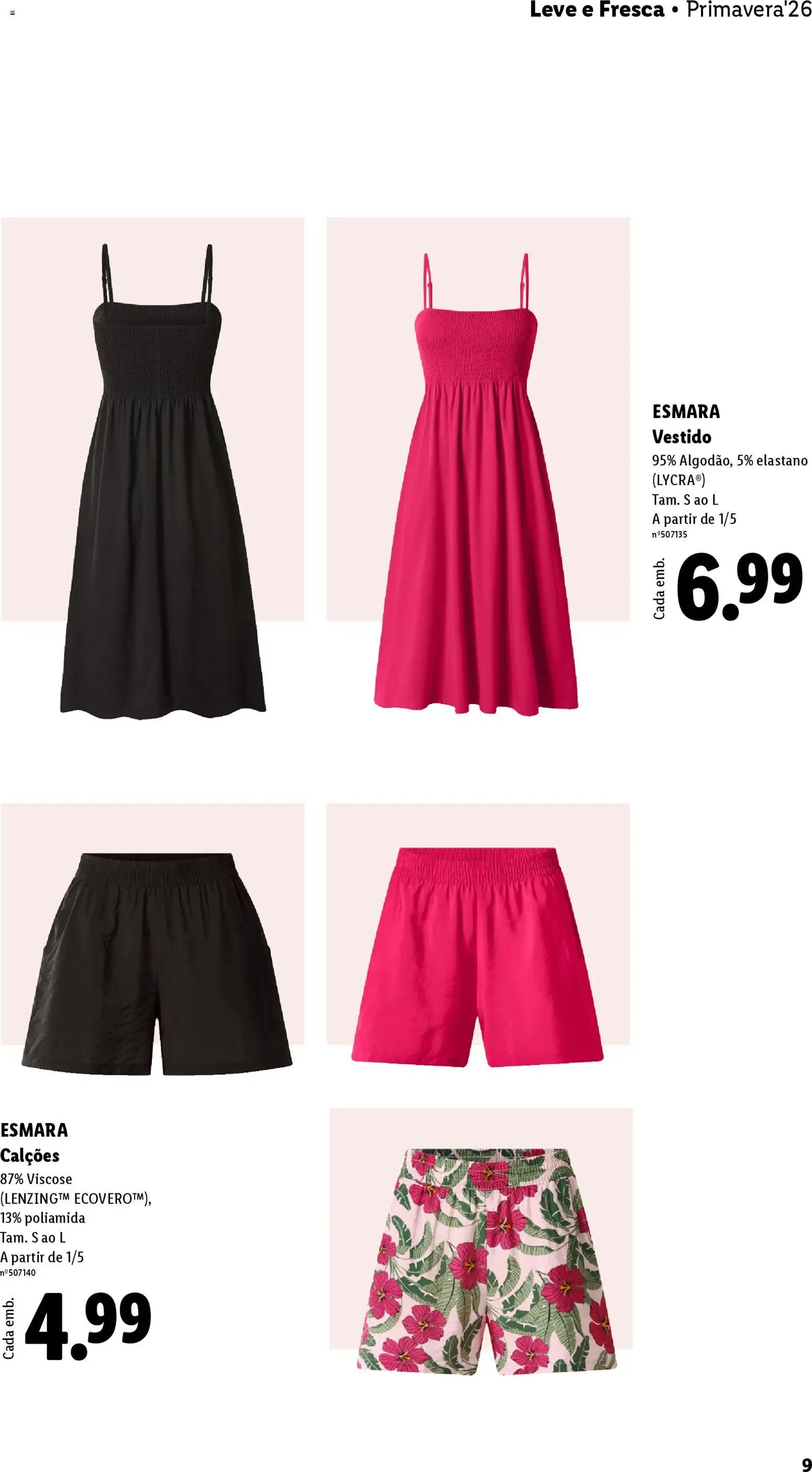 Lidl folheto a partir de 20/04/2026 Lidl Folheto Esmara (2026-04-20) | 9