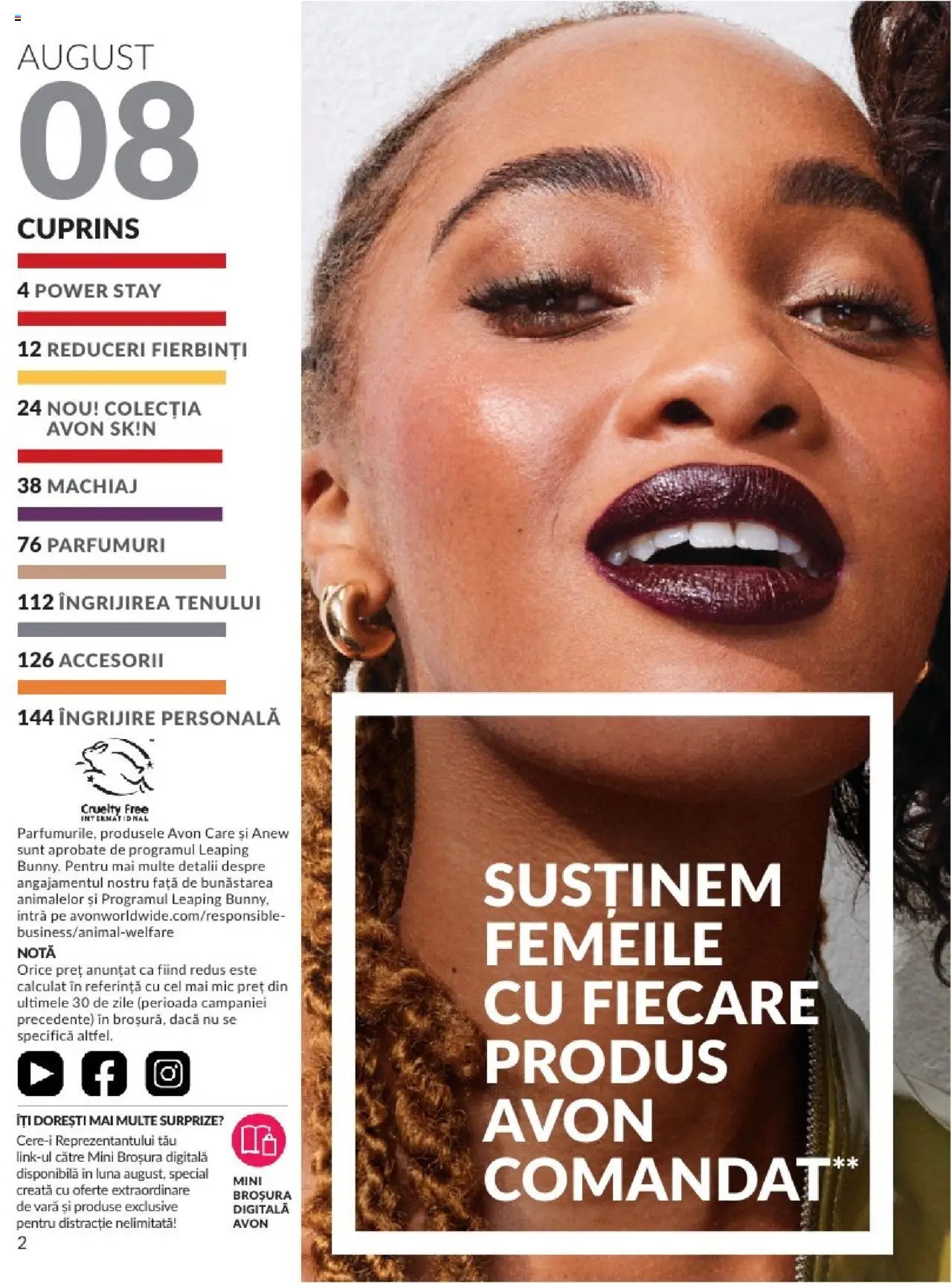 Avon catalog din 01.08.2025 Catalog 08 2025