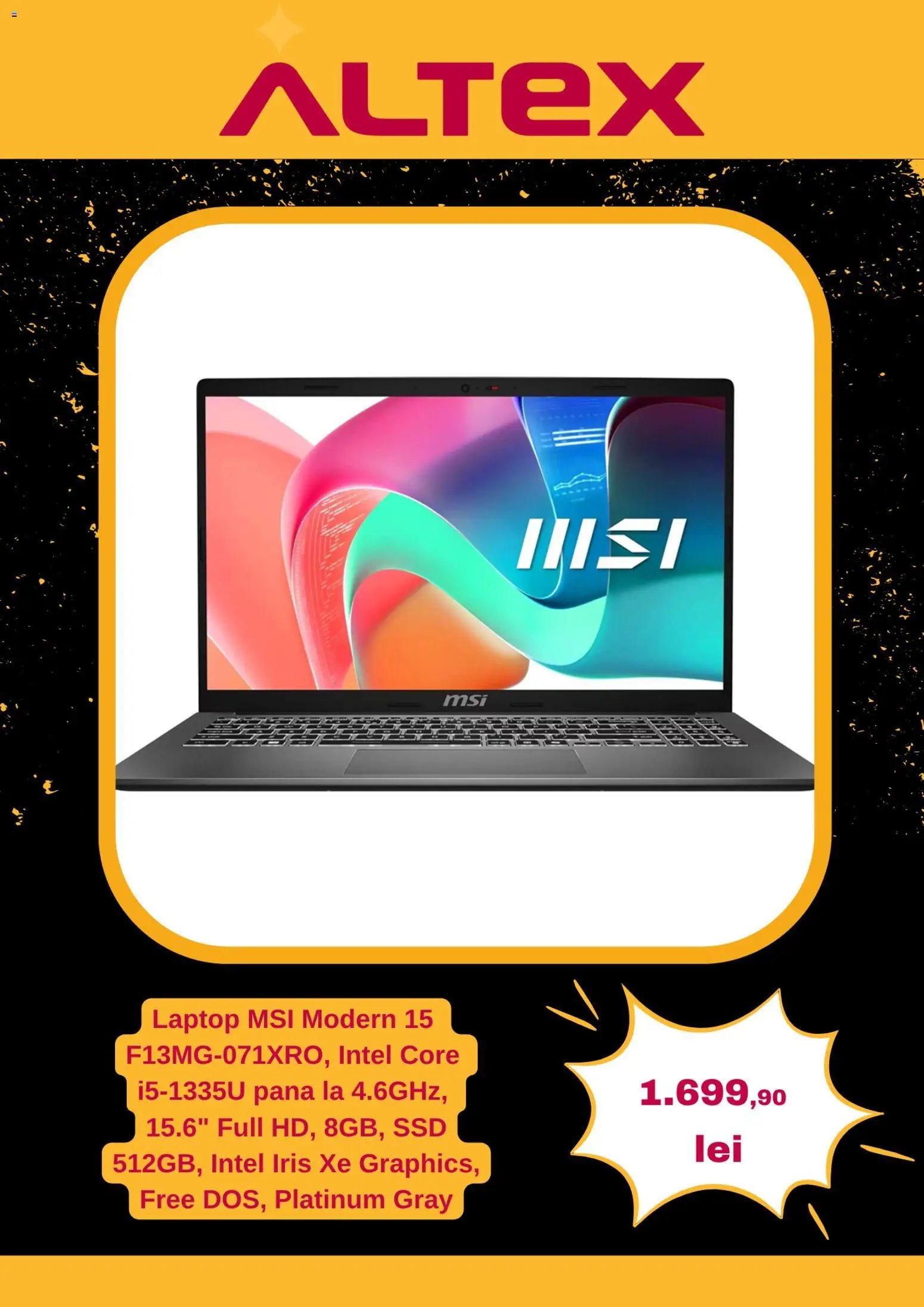 Altex catalog din 30.10.2025 Black Friday