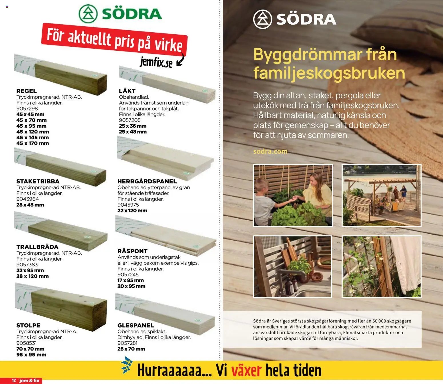 Jem & Fix Reklamblad från 07/06/2026 Jem & Fix erbjudanden