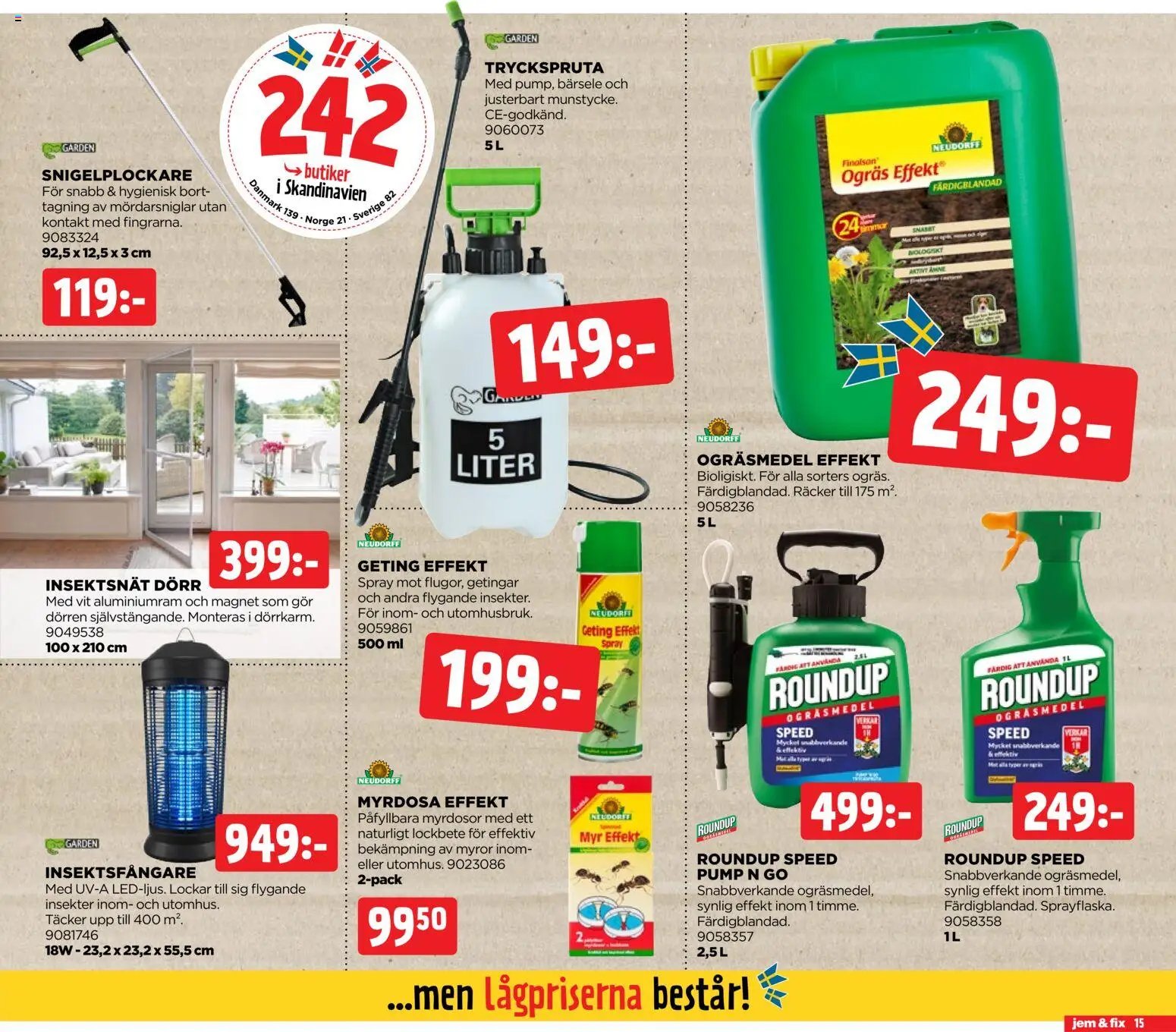 Jem & Fix Reklamblad från 07/06/2026 Jem & Fix erbjudanden
