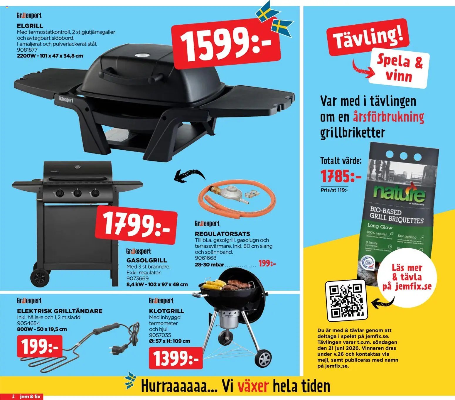 Jem & Fix Reklamblad från 07/06/2026 Jem & Fix erbjudanden