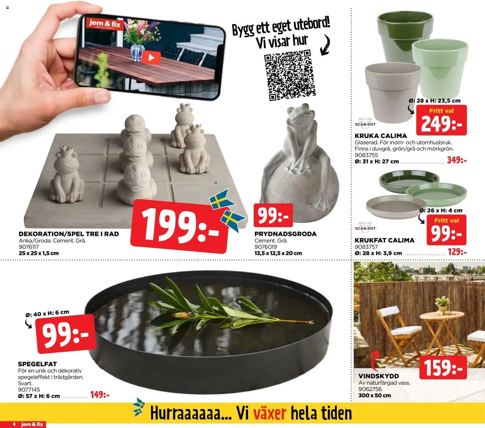 Jem & Fix Reklamblad från 07/06/2026 Jem & Fix erbjudanden