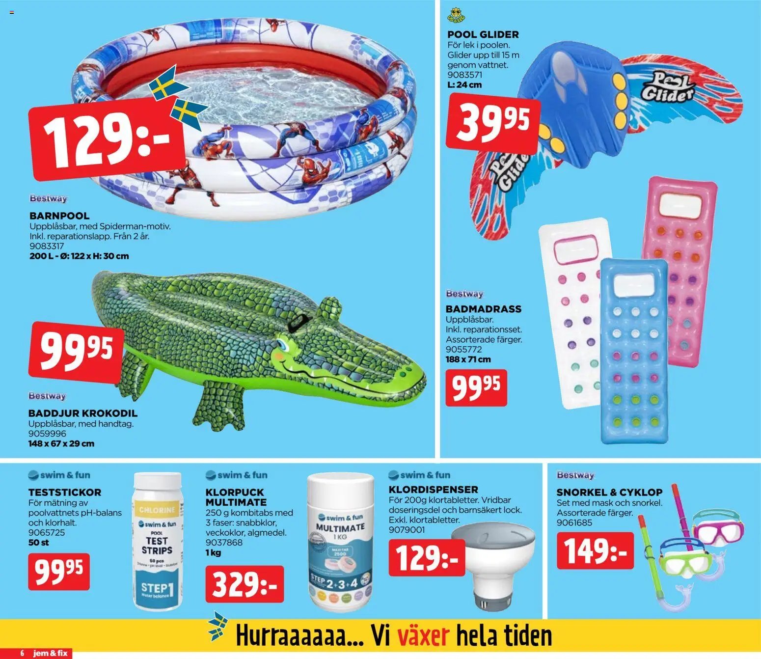 Jem & Fix Reklamblad från 07/06/2026 Jem & Fix erbjudanden