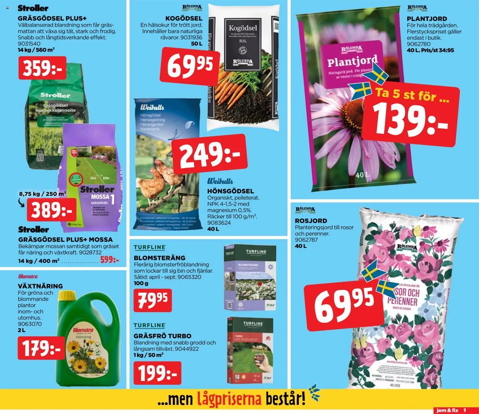 Jem & Fix Reklamblad från 07/06/2026 Jem & Fix erbjudanden