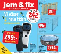 Jem & Fix Reklamblad från 07/06/2026 Jem & Fix erbjudanden