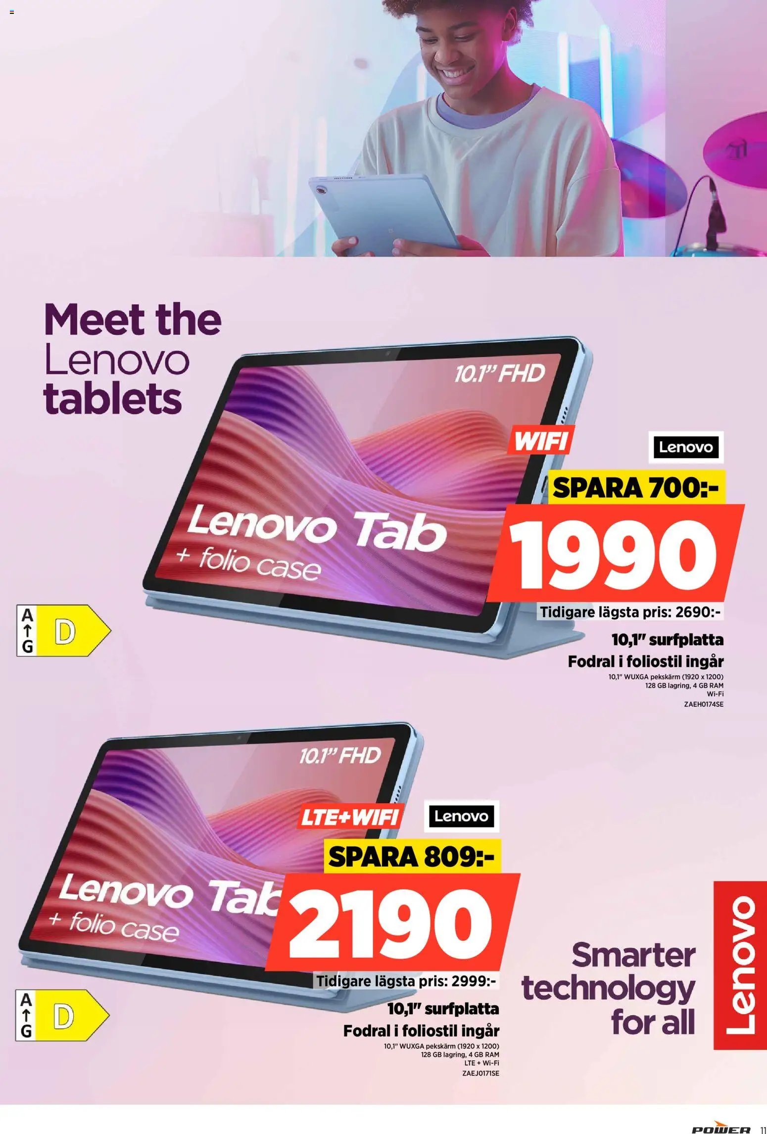 Power Reklamblad från 22/12/2025 Aktuella reklamblad Power