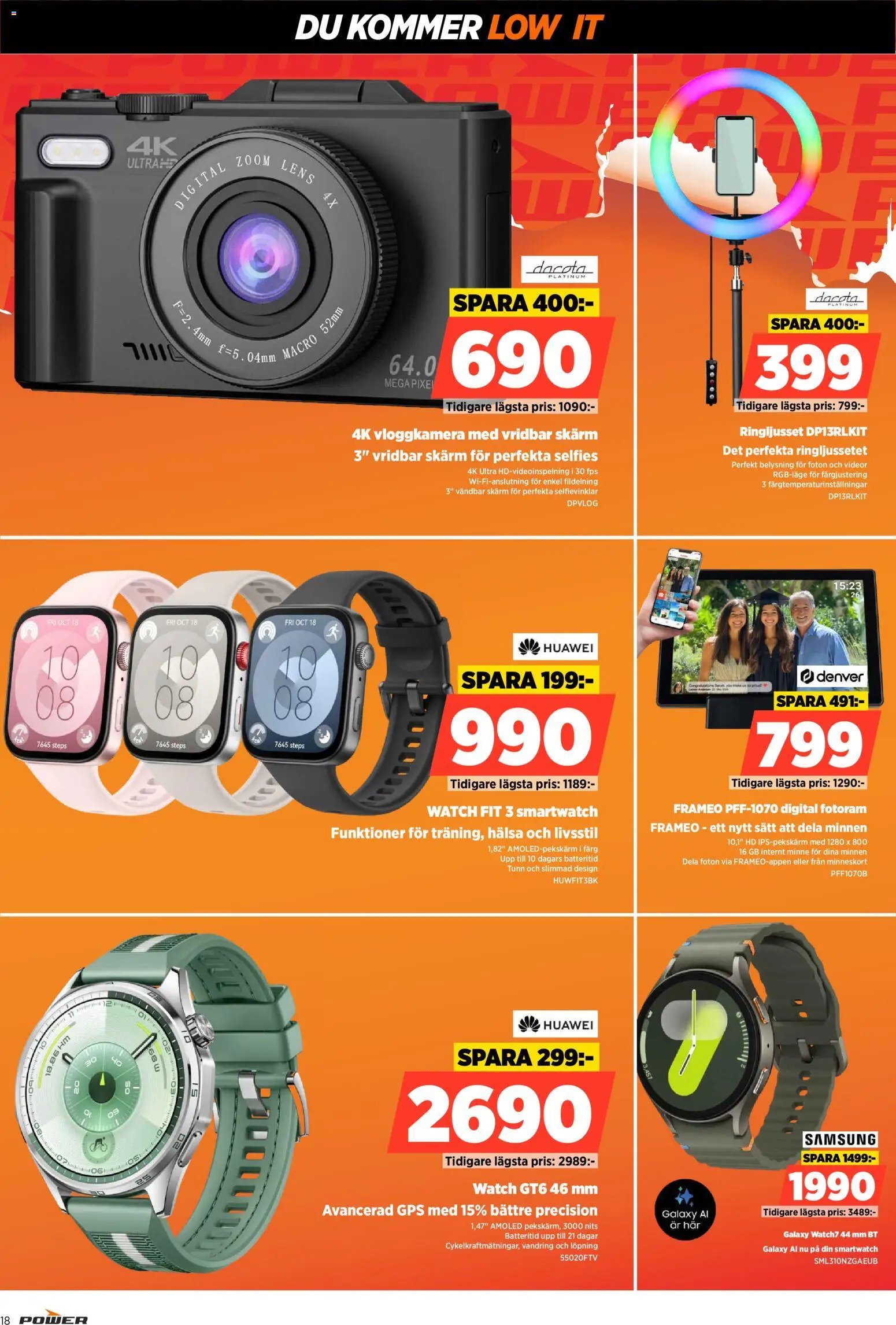 Power Reklamblad från 22/12/2025 Aktuella reklamblad Power