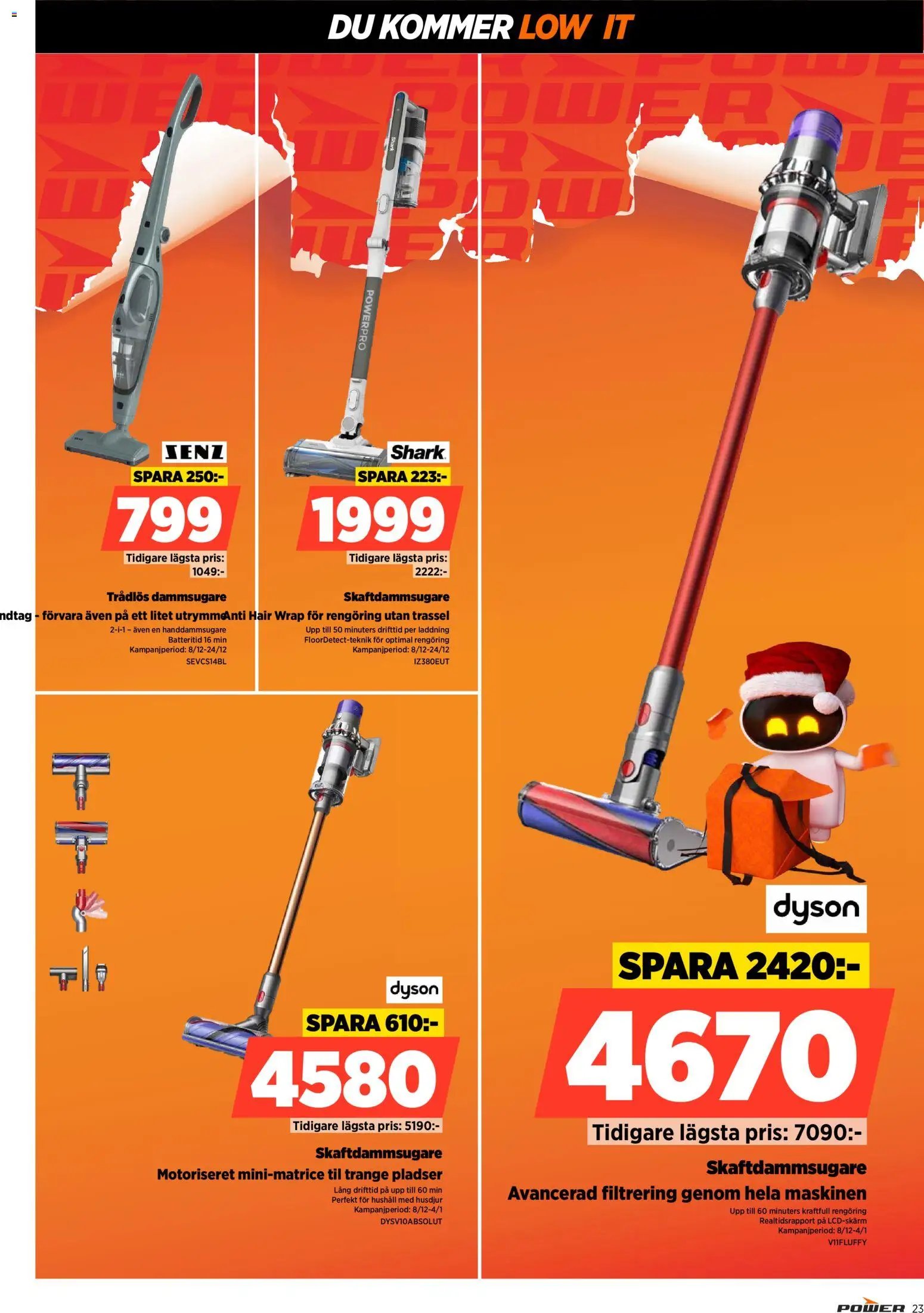 Power Reklamblad från 22/12/2025 Aktuella reklamblad Power